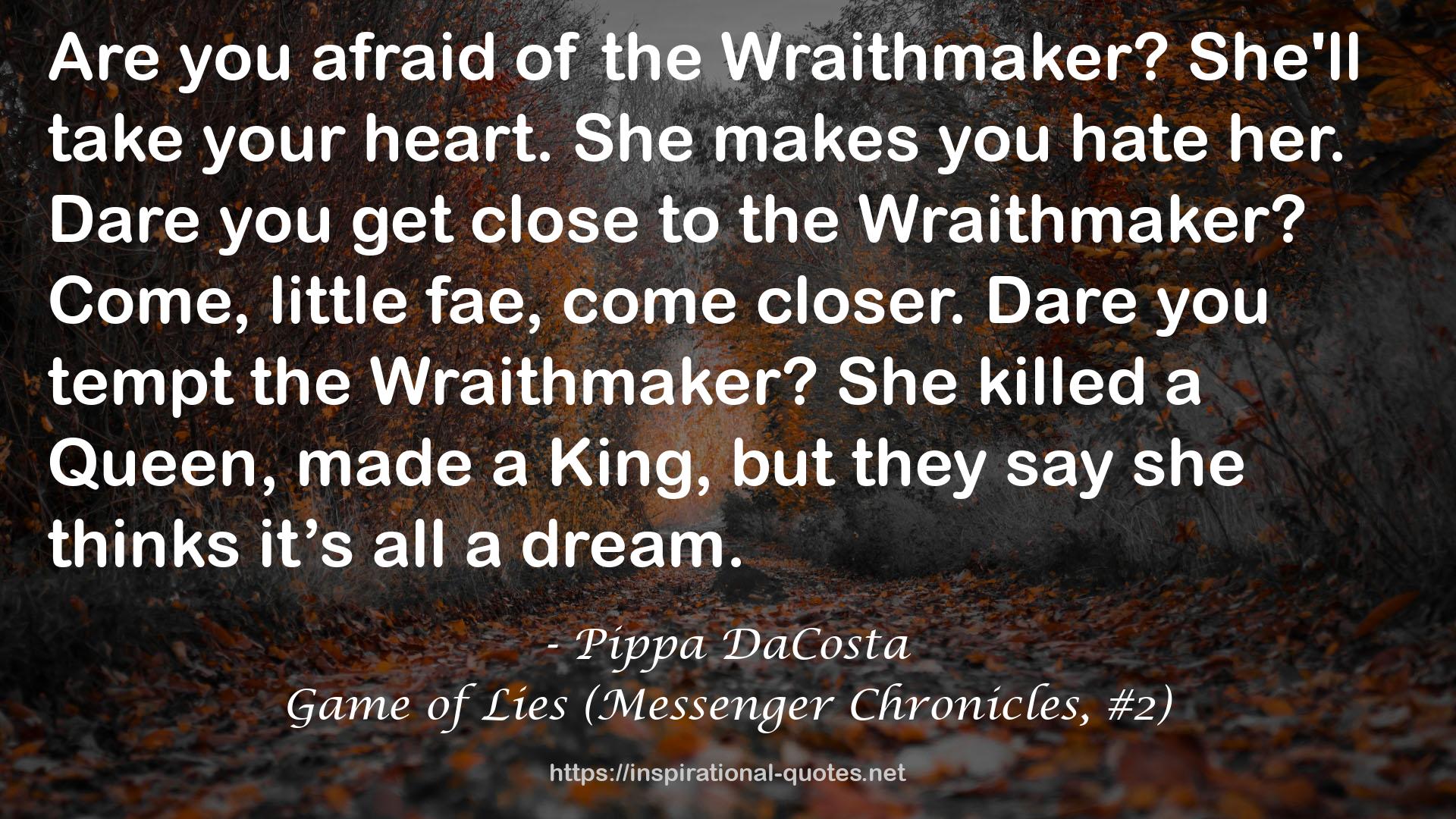 Game of Lies (Messenger Chronicles, #2) QUOTES