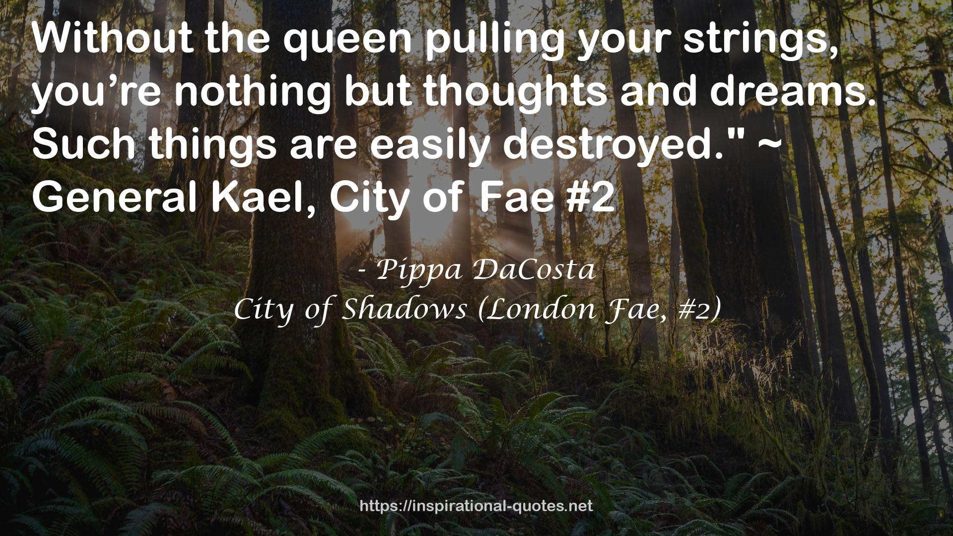 City of Shadows (London Fae, #2) QUOTES