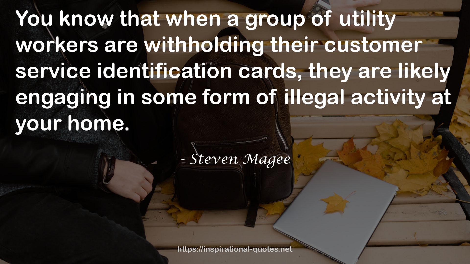 illegal activity  QUOTES