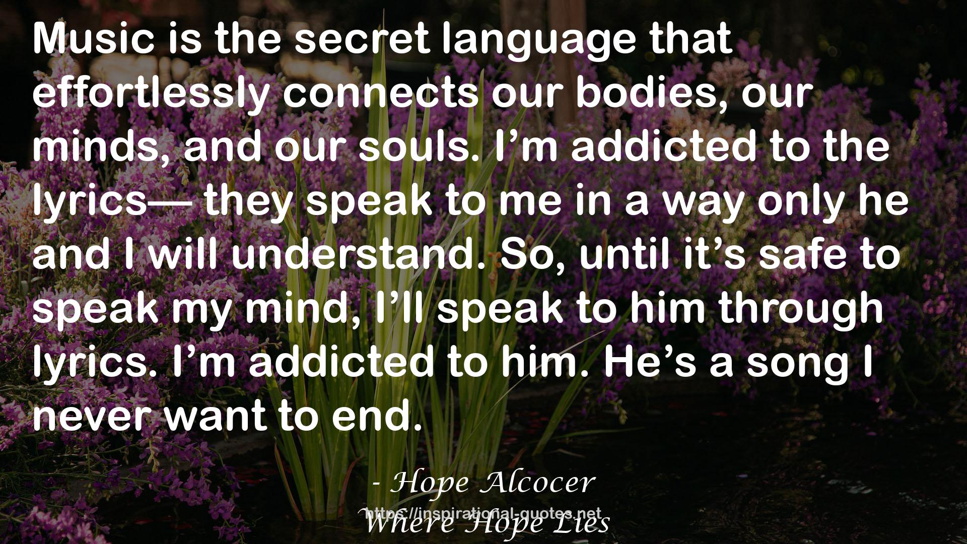 the secret language  QUOTES