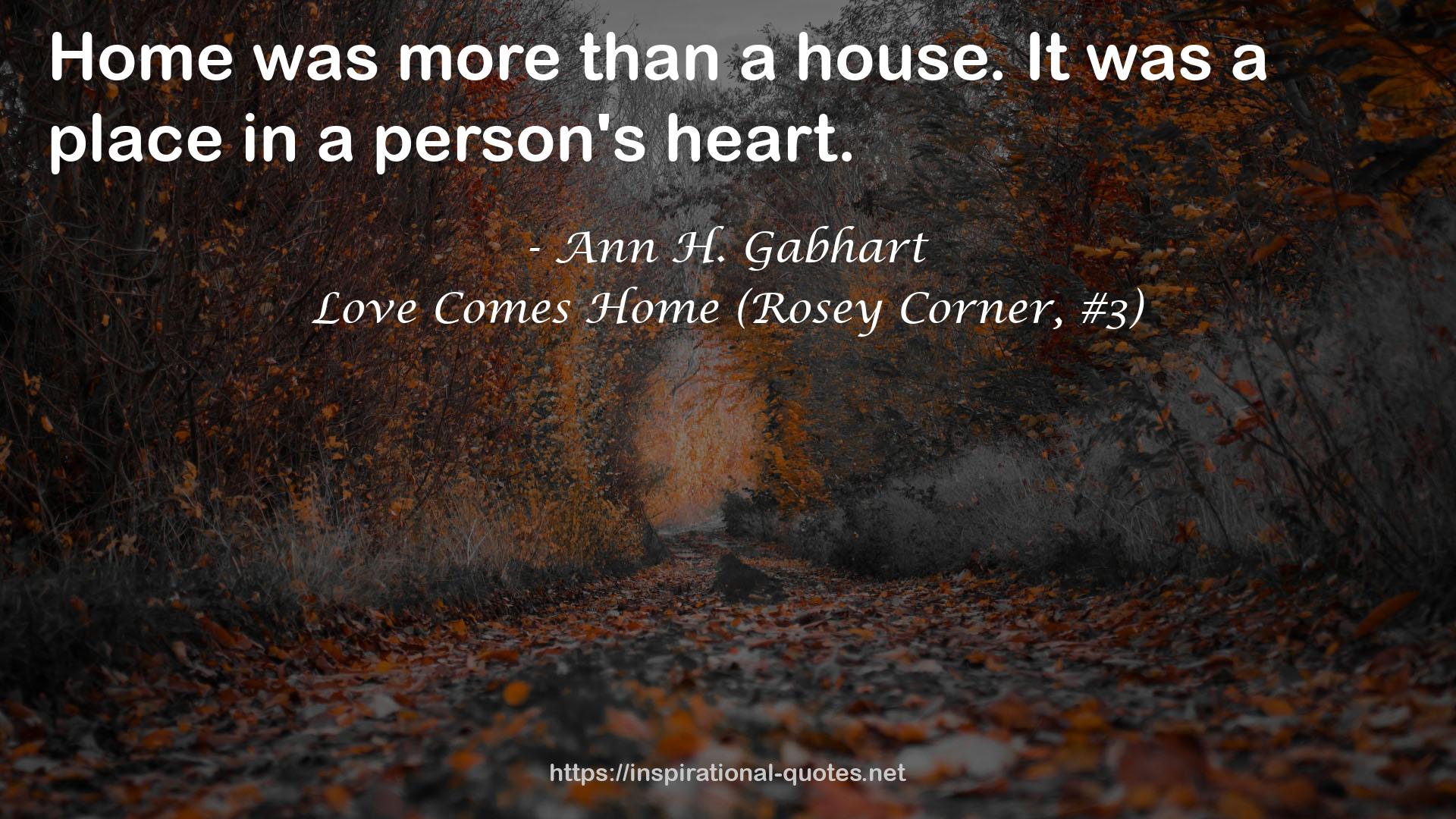 Love Comes Home (Rosey Corner, #3) QUOTES