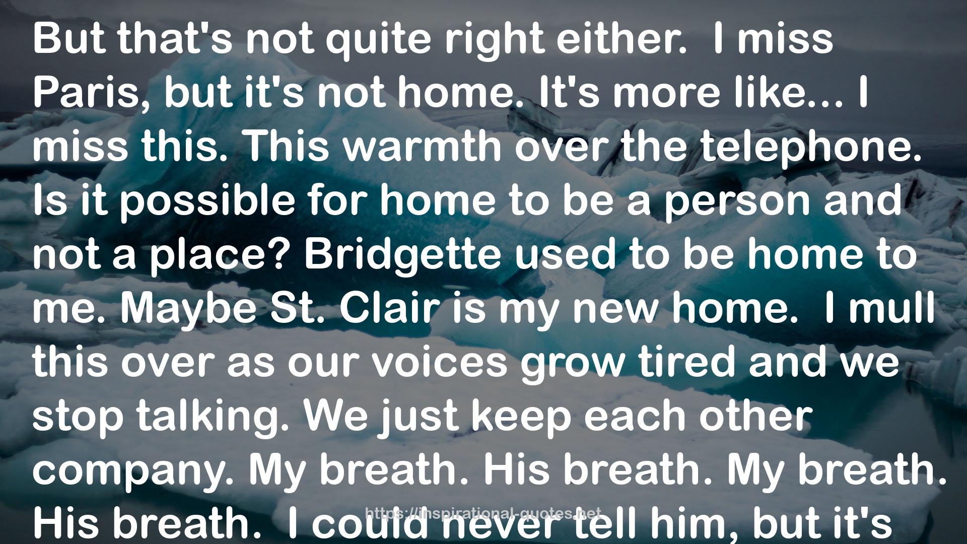 Bridgette  QUOTES