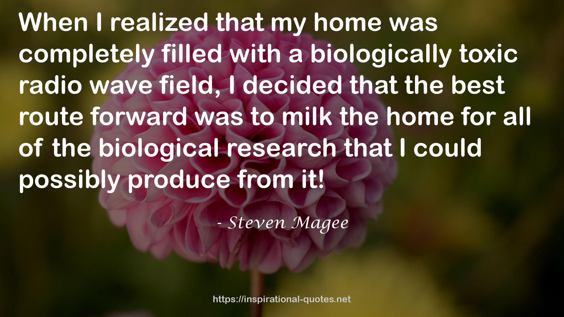 the biological research  QUOTES