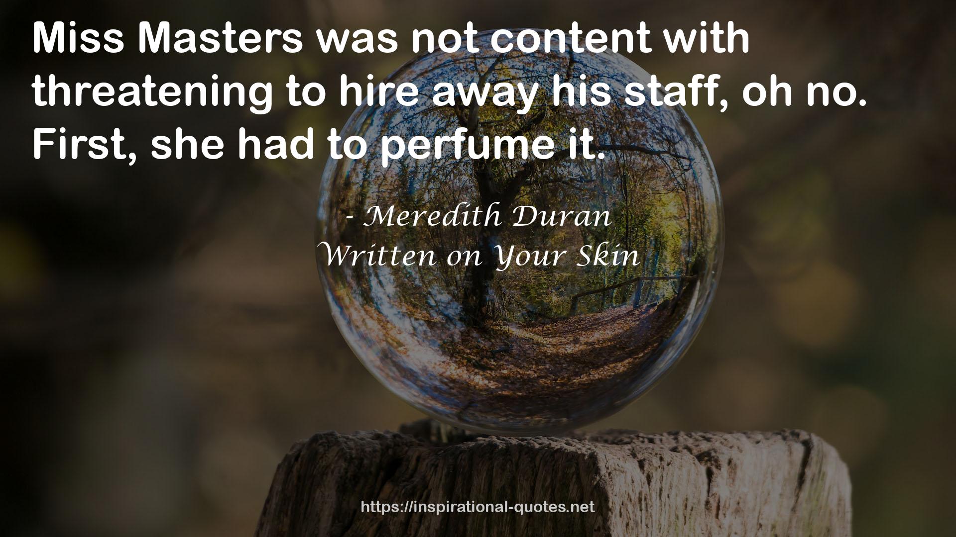 Meredith Duran QUOTES