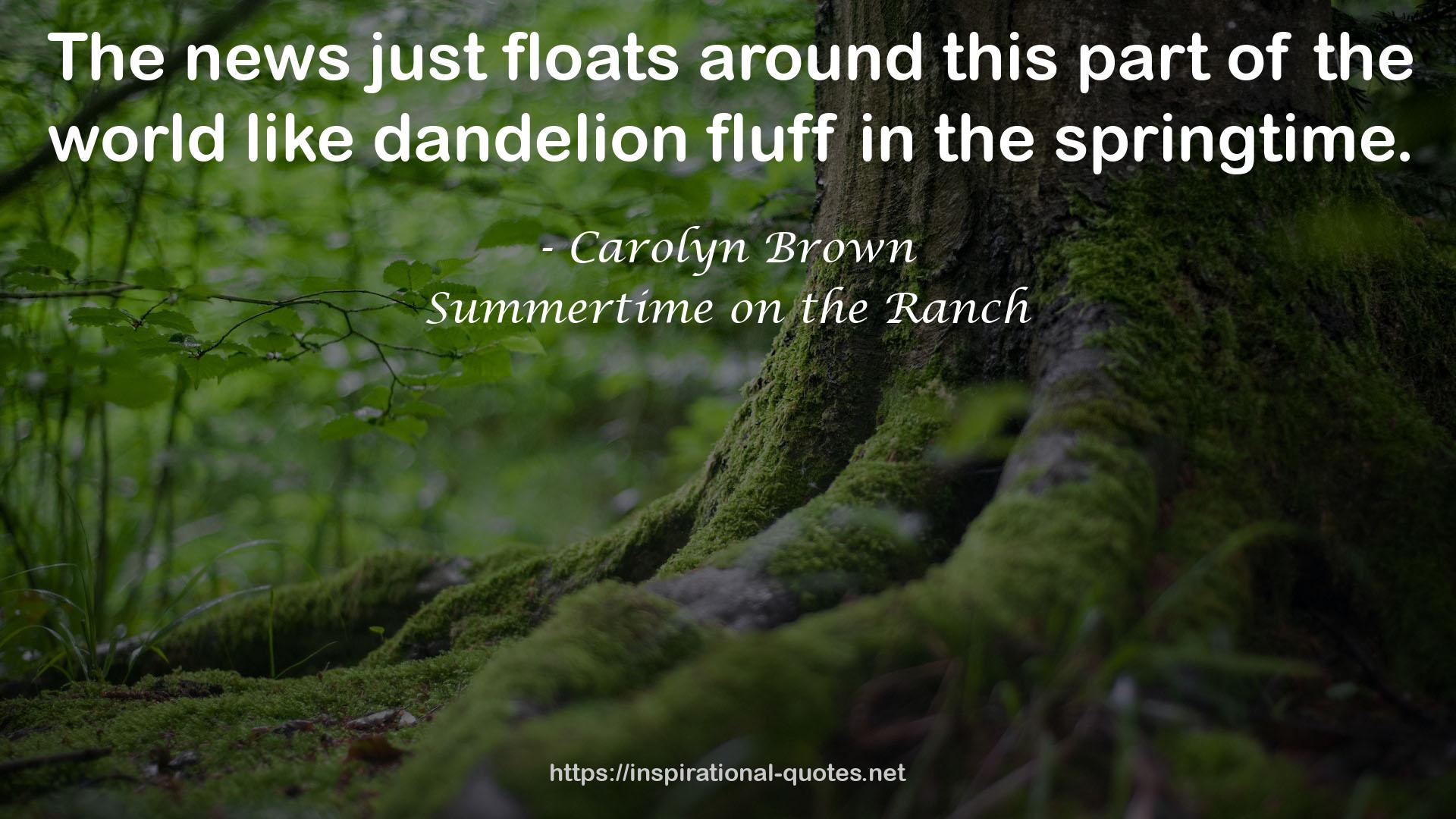 Summertime on the Ranch QUOTES