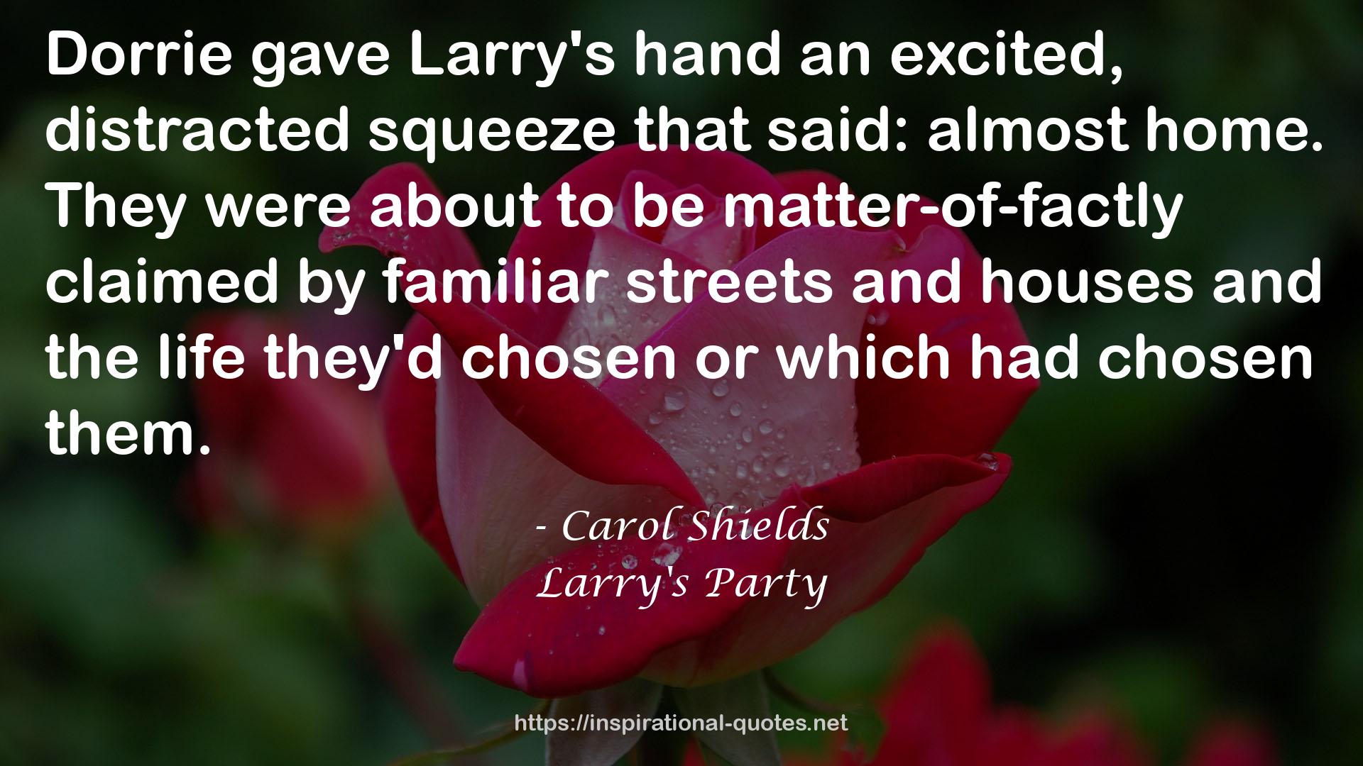 Larry's Party QUOTES