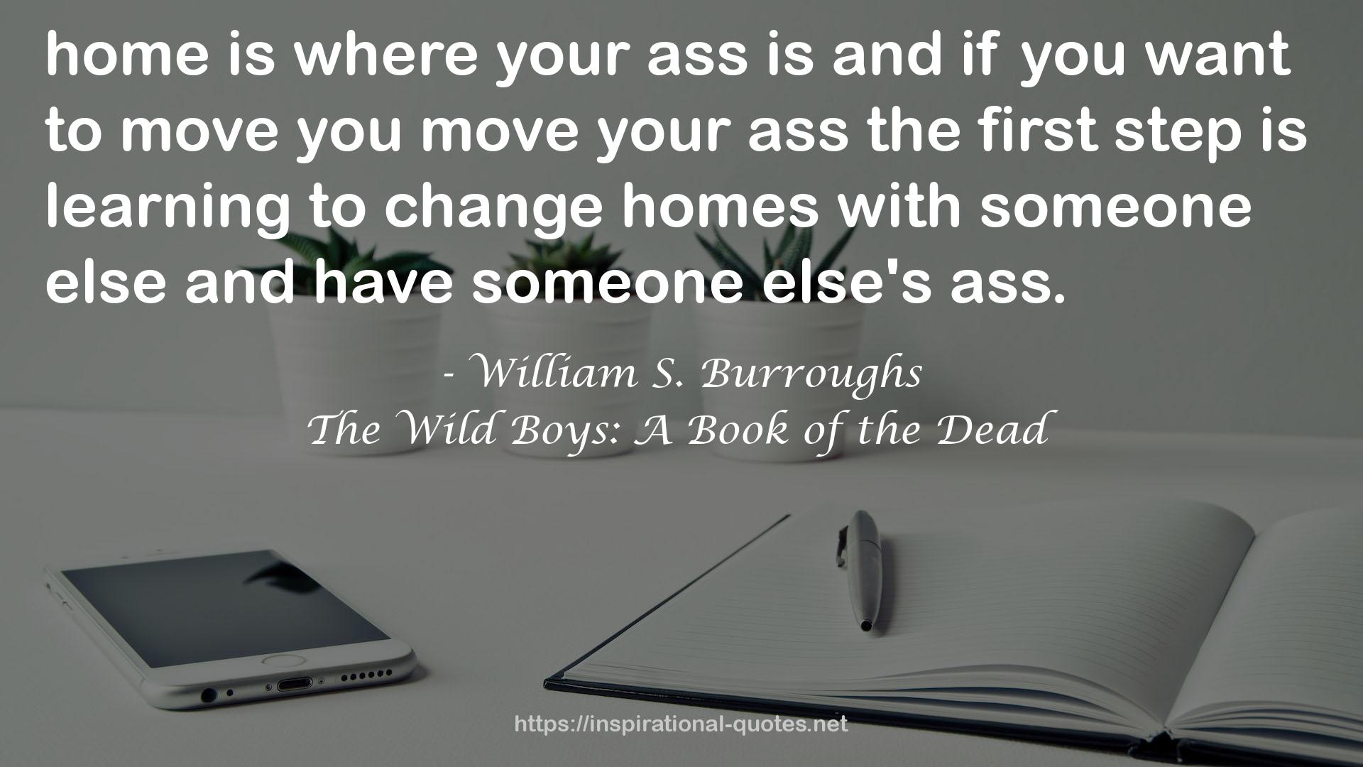 The Wild Boys: A Book of the Dead QUOTES