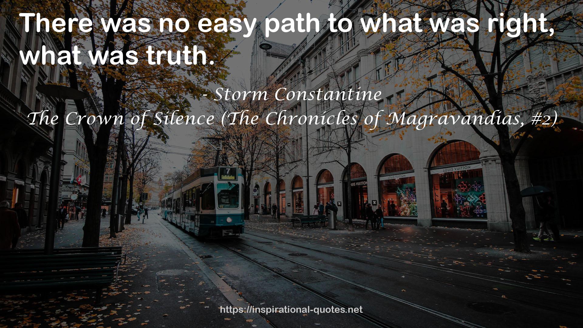 The Crown of Silence (The Chronicles of Magravandias, #2) QUOTES