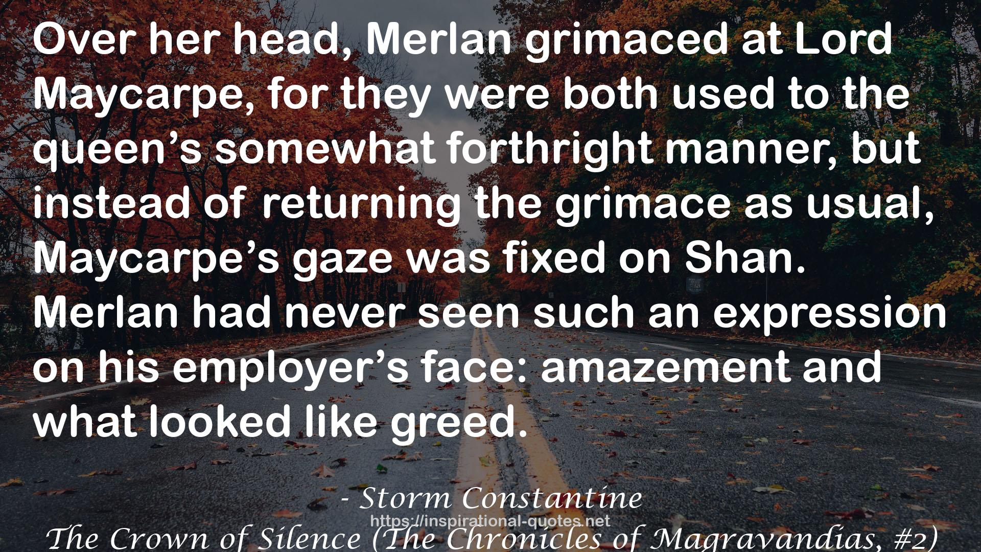 The Crown of Silence (The Chronicles of Magravandias, #2) QUOTES