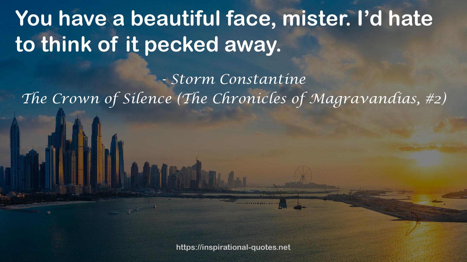 The Crown of Silence (The Chronicles of Magravandias, #2) QUOTES