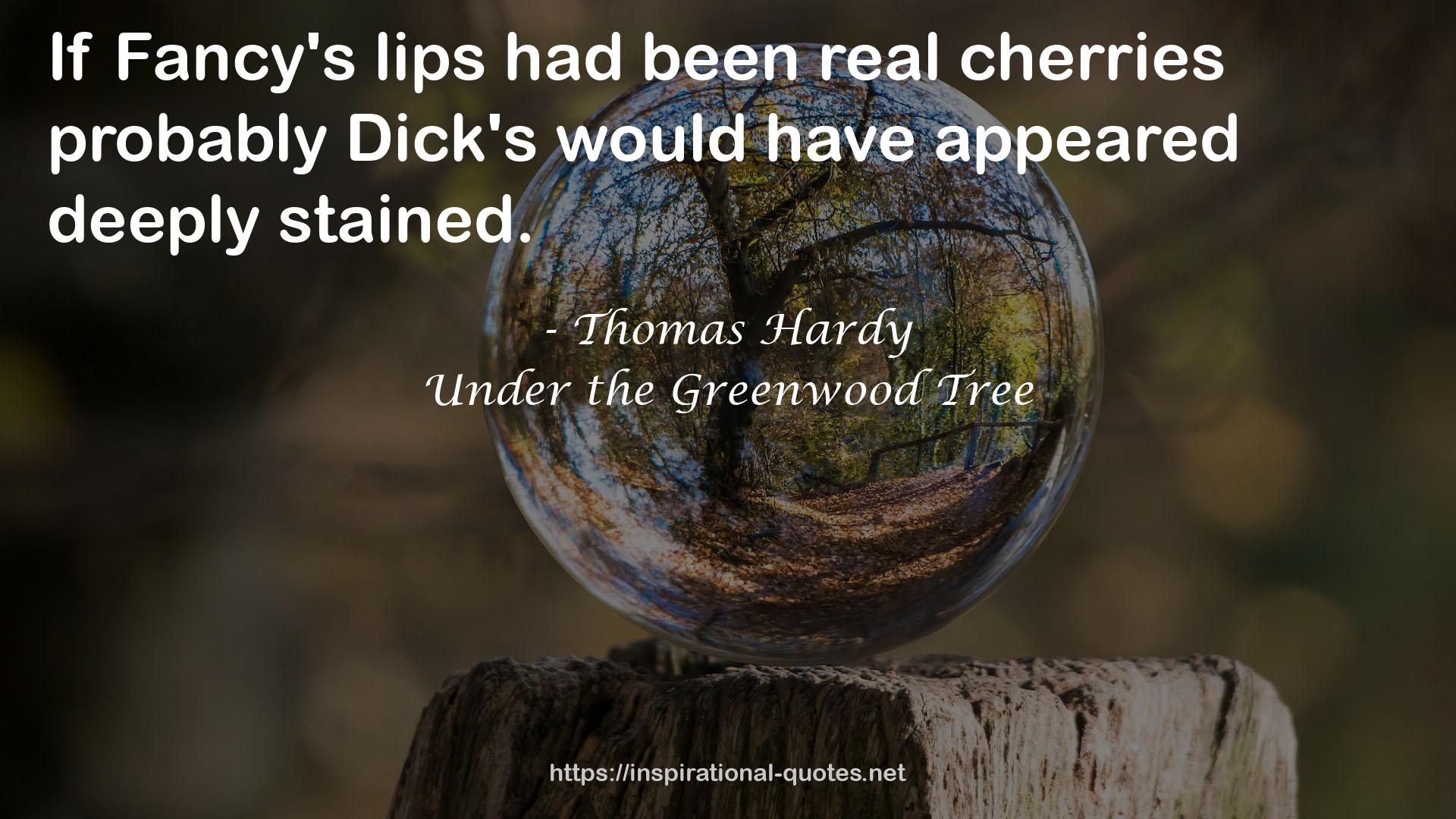 Under the Greenwood Tree QUOTES