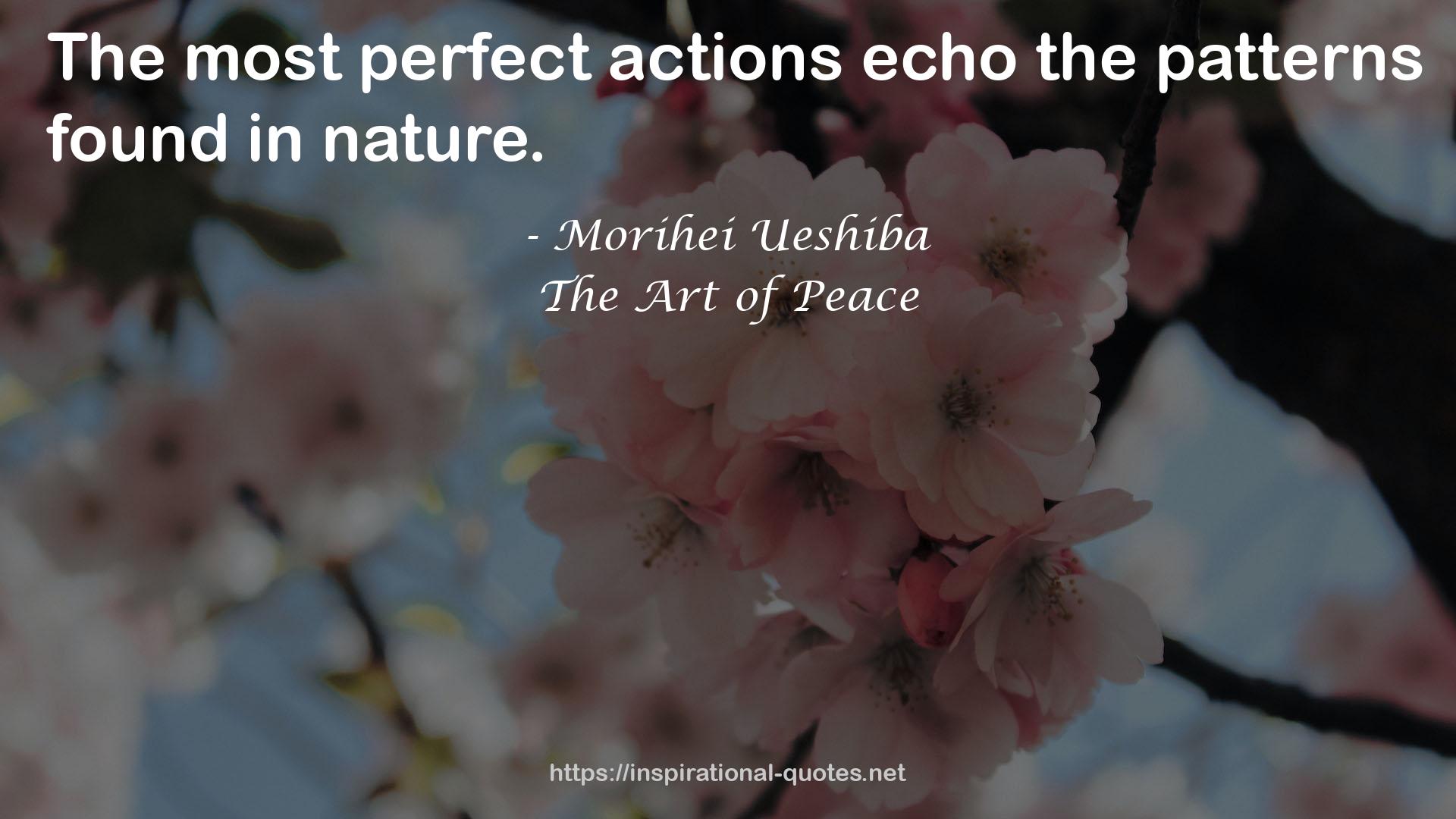 Morihei Ueshiba QUOTES