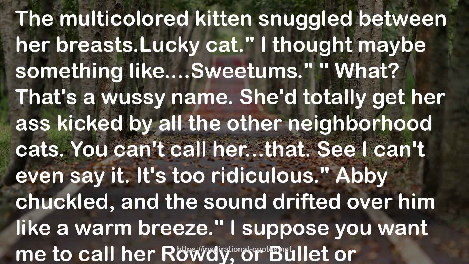 purred  QUOTES