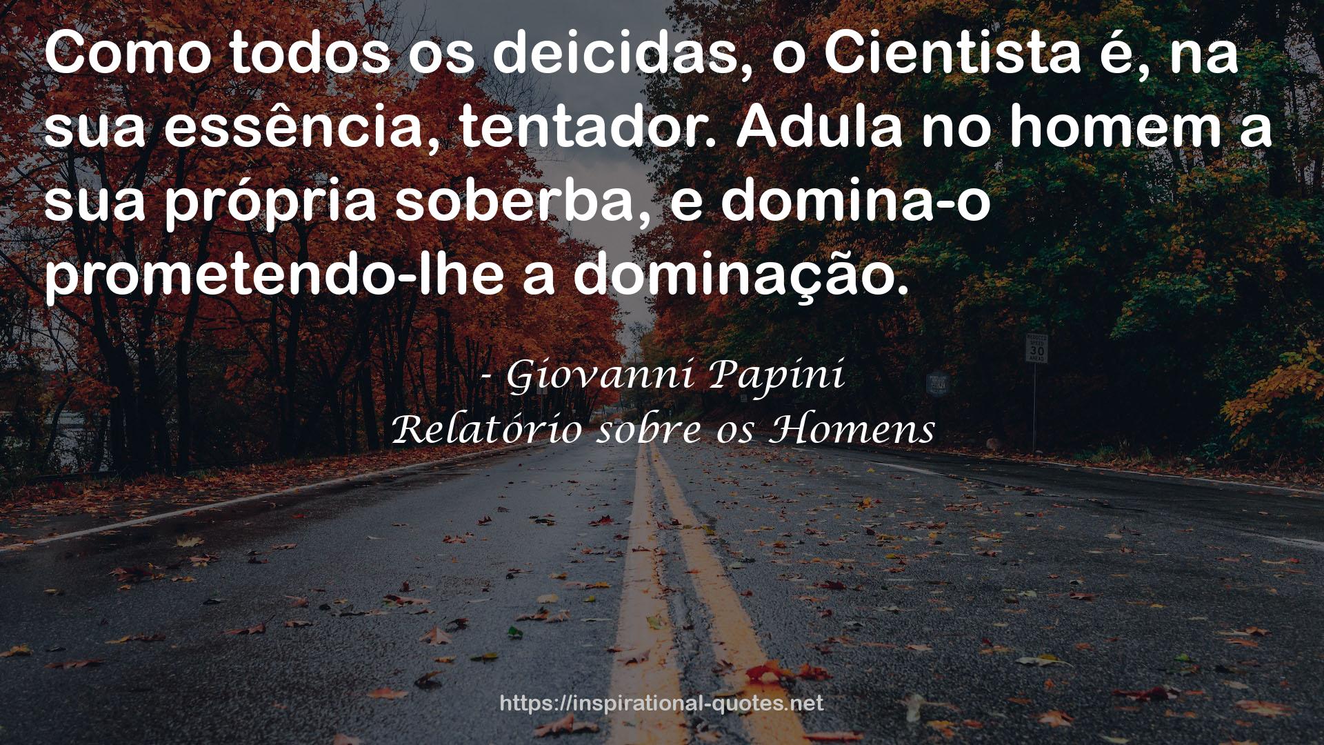 Relatório sobre os Homens QUOTES