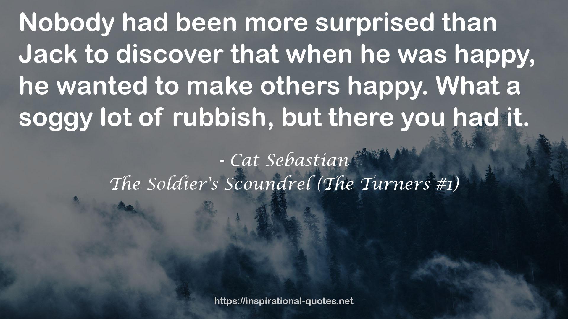 The Soldier's Scoundrel (The Turners #1) QUOTES