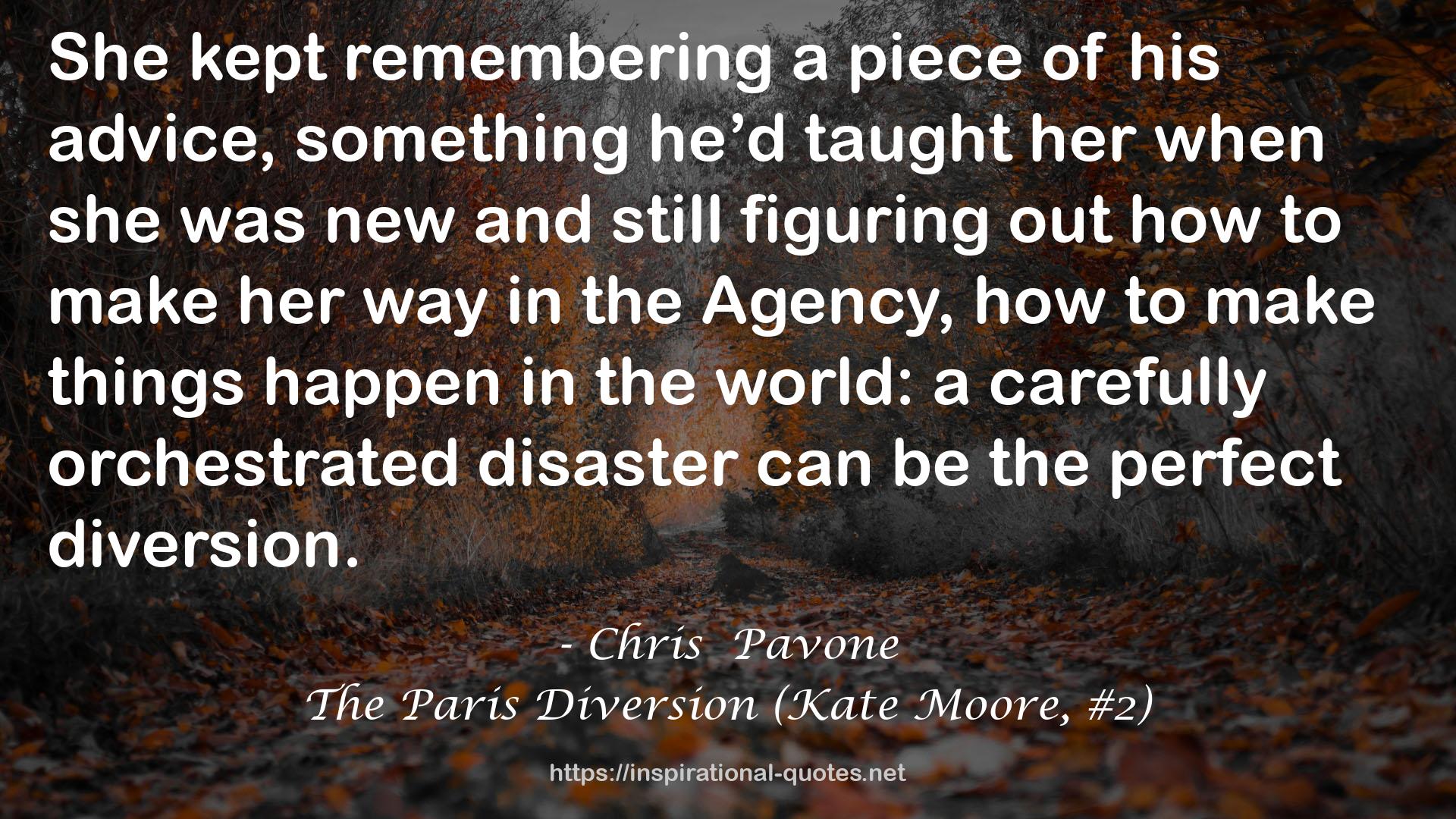 The Paris Diversion (Kate Moore, #2) QUOTES