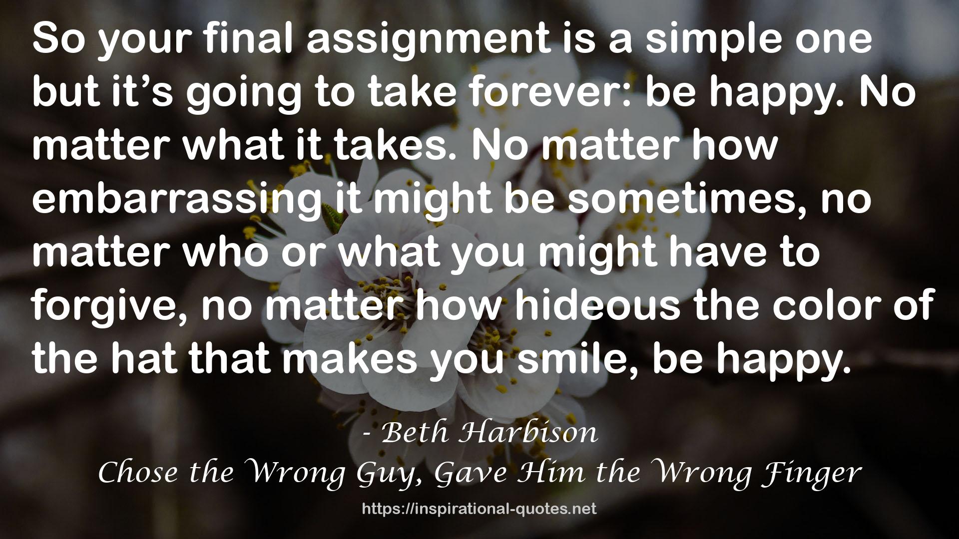 your final assignment  QUOTES