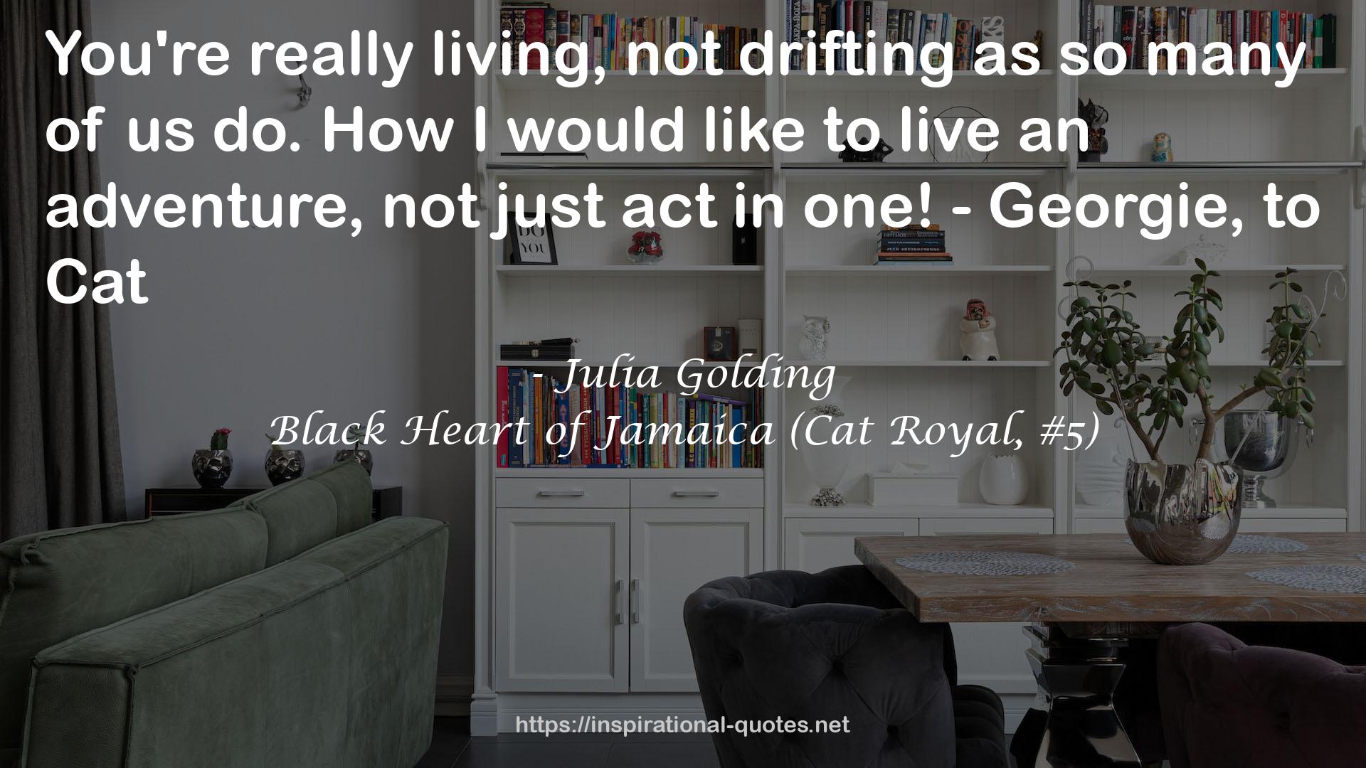 Black Heart of Jamaica (Cat Royal, #5) QUOTES