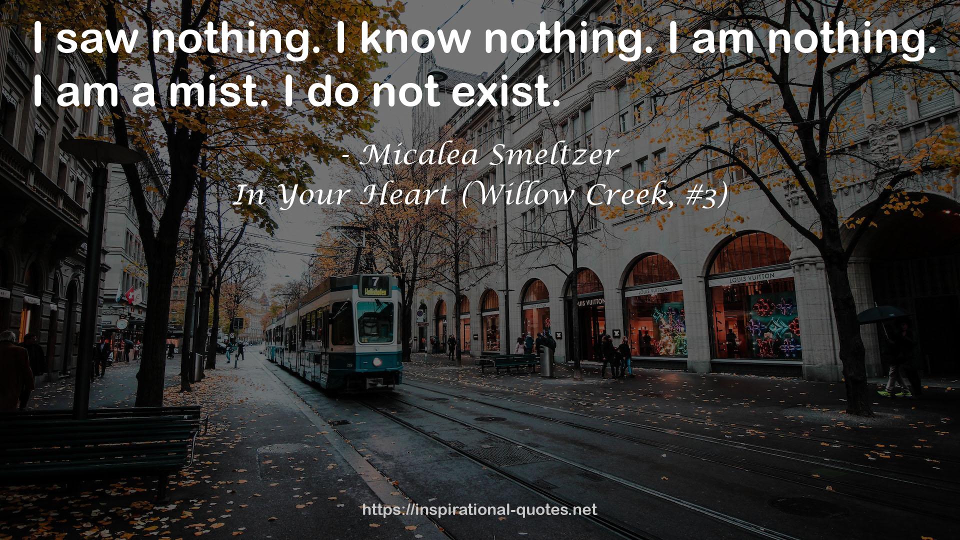 In Your Heart (Willow Creek, #3) QUOTES