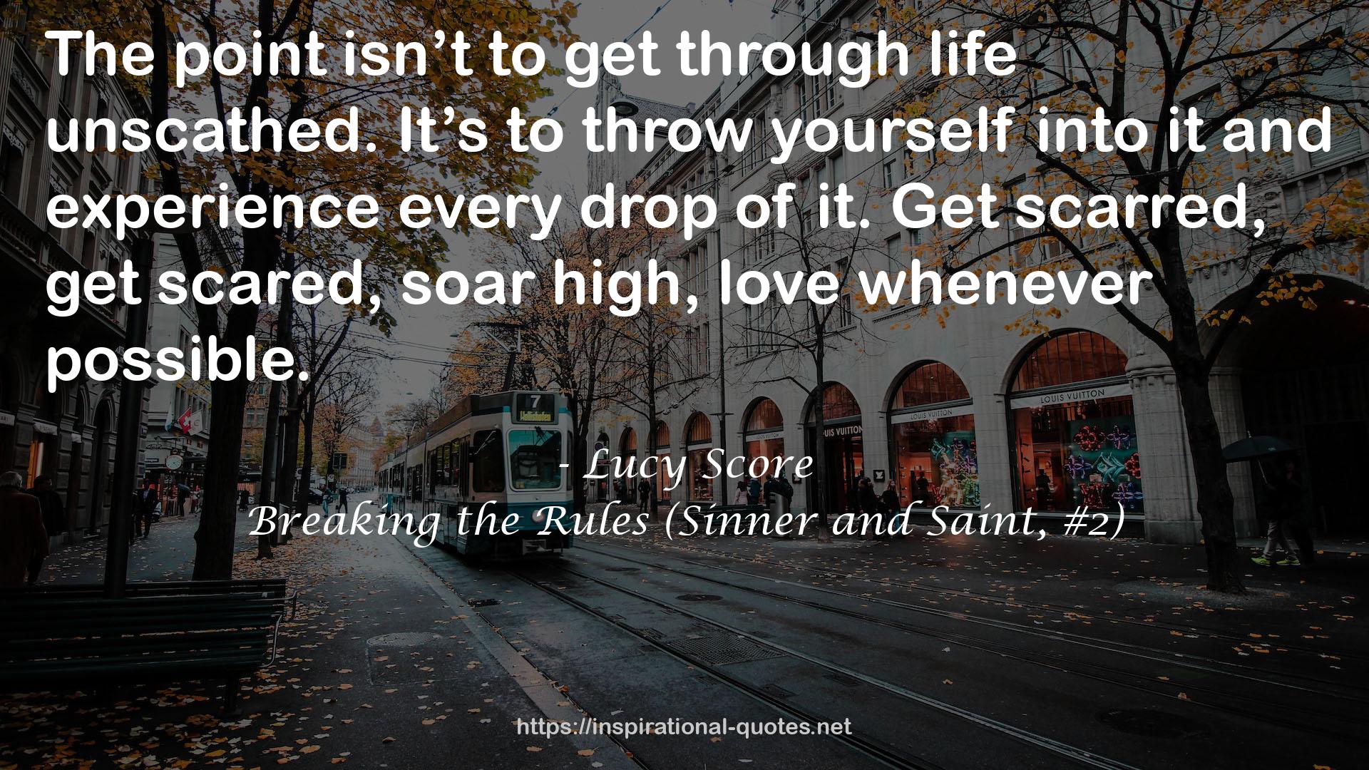 Breaking the Rules (Sinner and Saint, #2) QUOTES