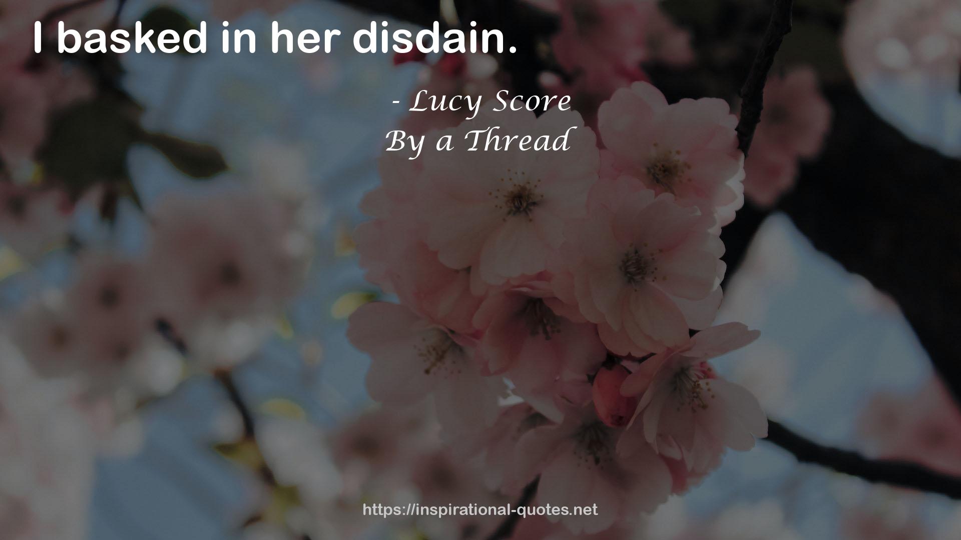 Lucy Score QUOTES
