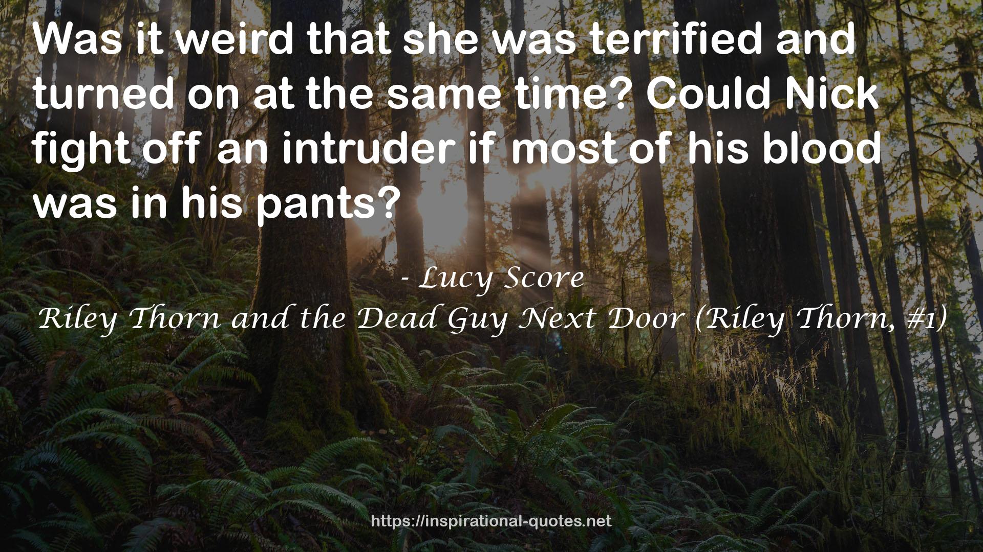Lucy Score QUOTES