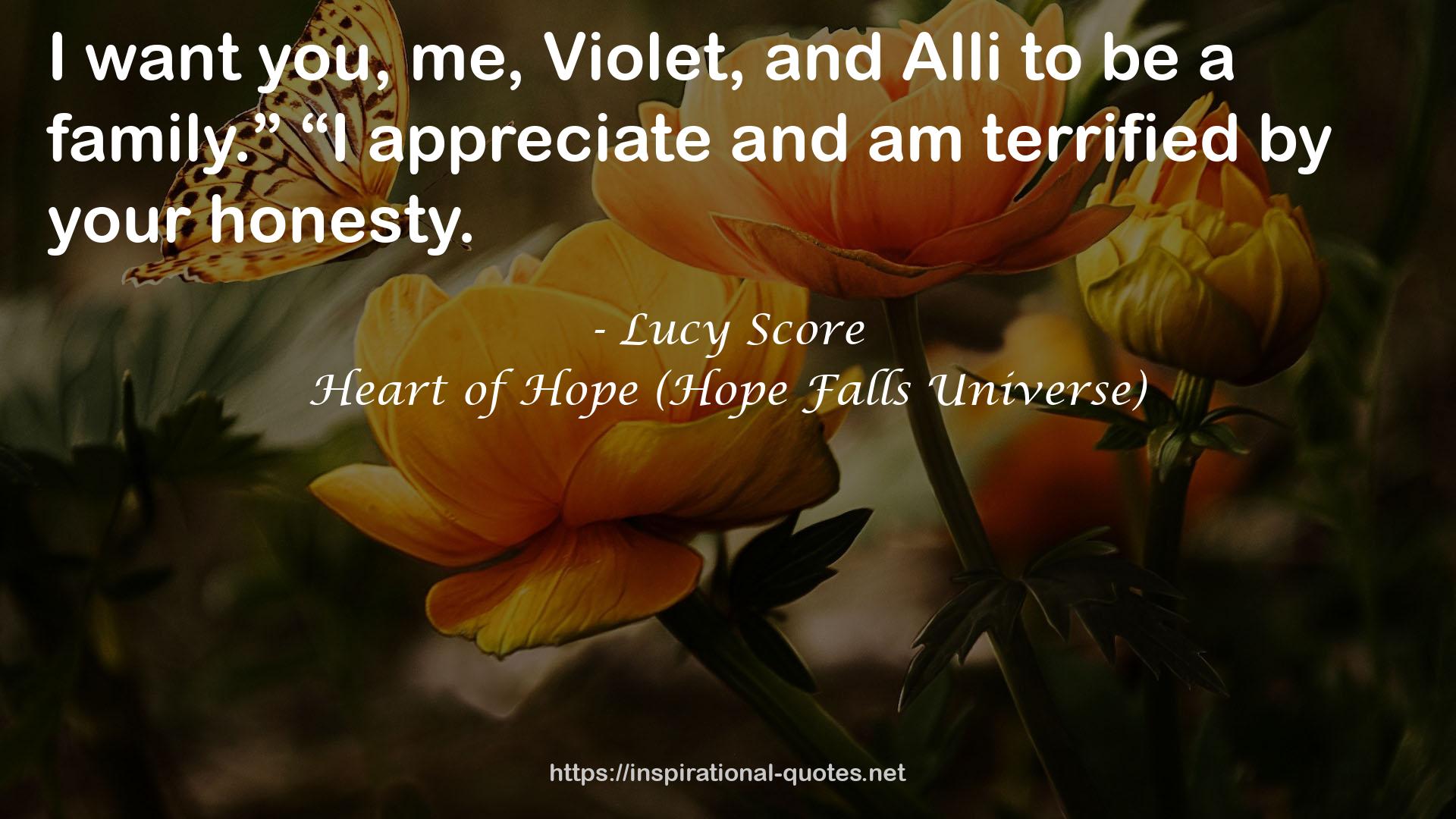 Heart of Hope (Hope Falls Universe) QUOTES
