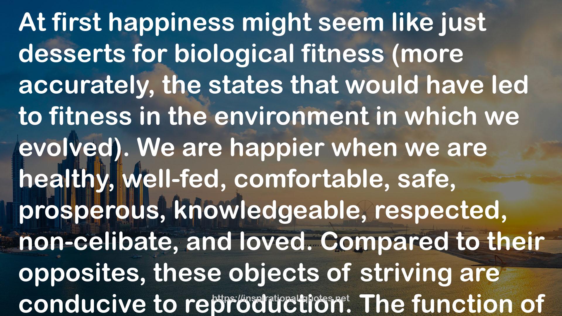 biological fitness  QUOTES
