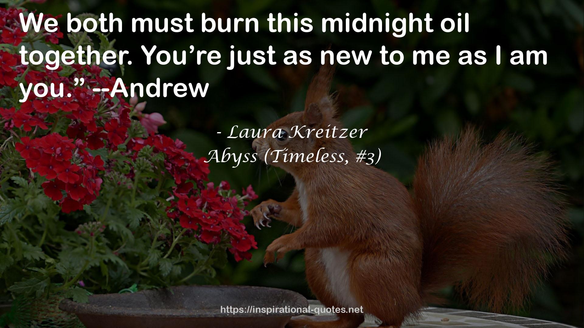Abyss (Timeless, #3) QUOTES