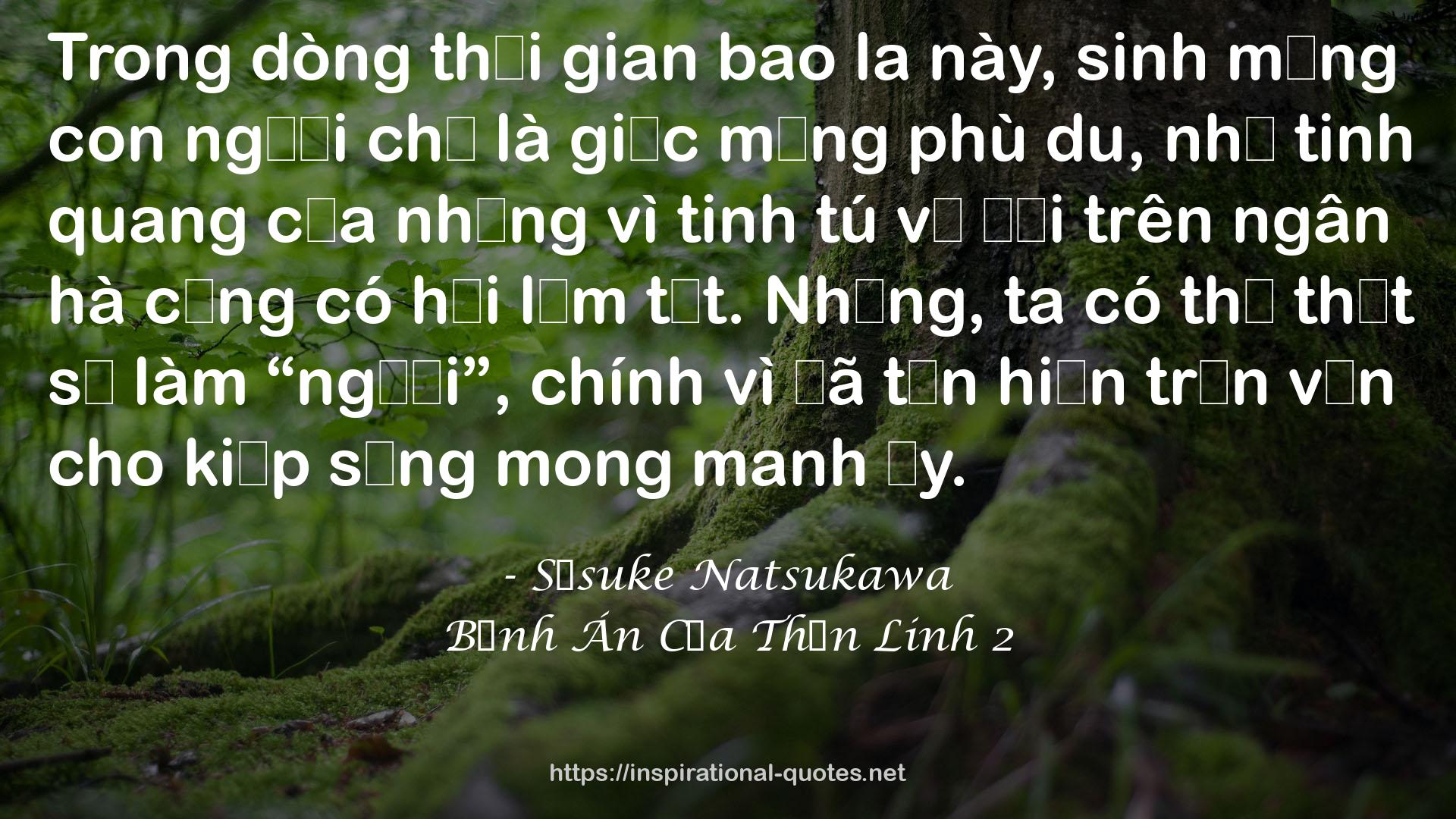 Bệnh Án Của Thần Linh 2 QUOTES