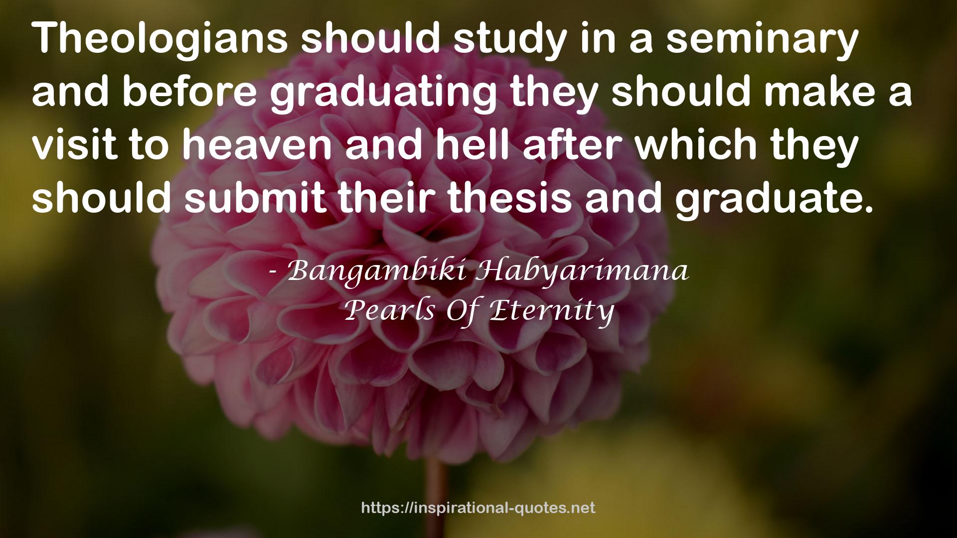 their thesis  QUOTES