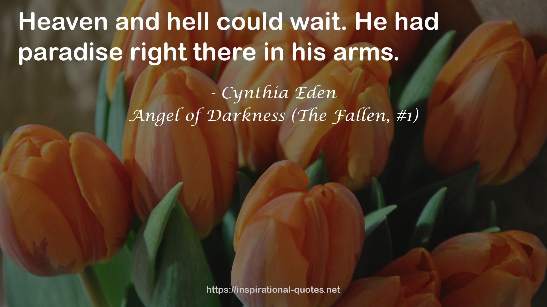 Angel of Darkness (The Fallen, #1) QUOTES