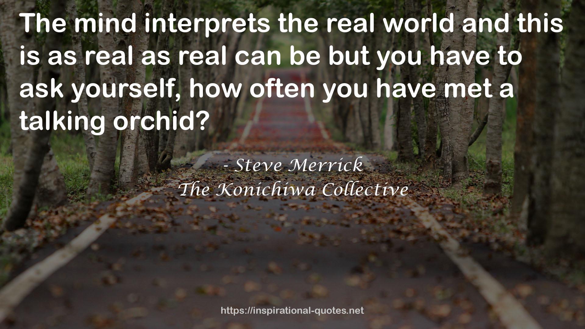 Steve Merrick QUOTES