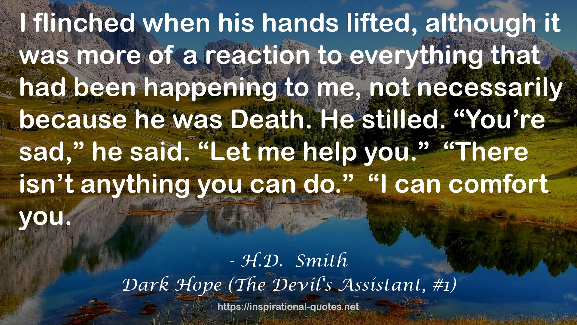 Dark Hope (The Devil's Assistant, #1) QUOTES