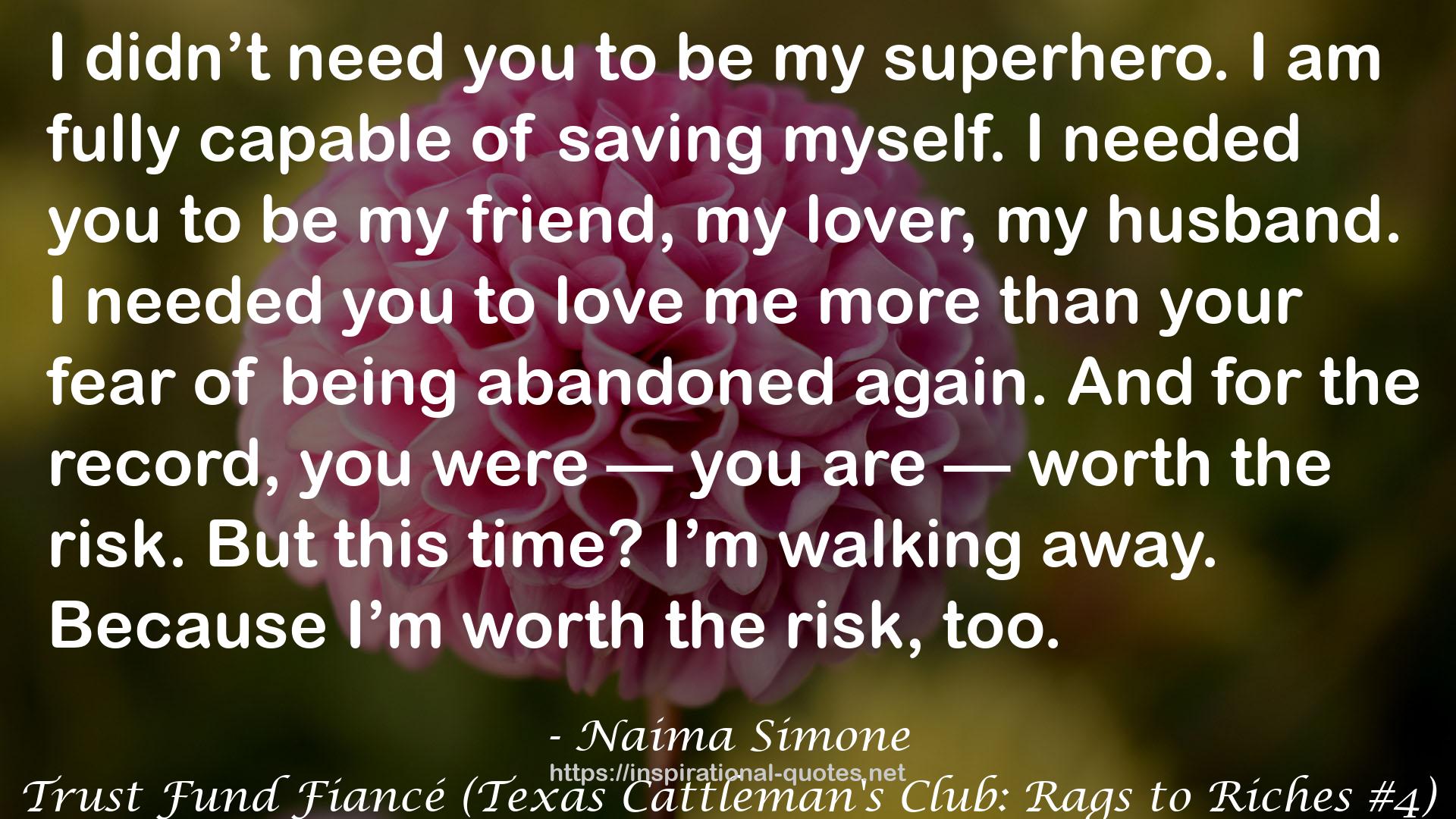 Trust Fund Fiancé (Texas Cattleman's Club: Rags to Riches #4) QUOTES