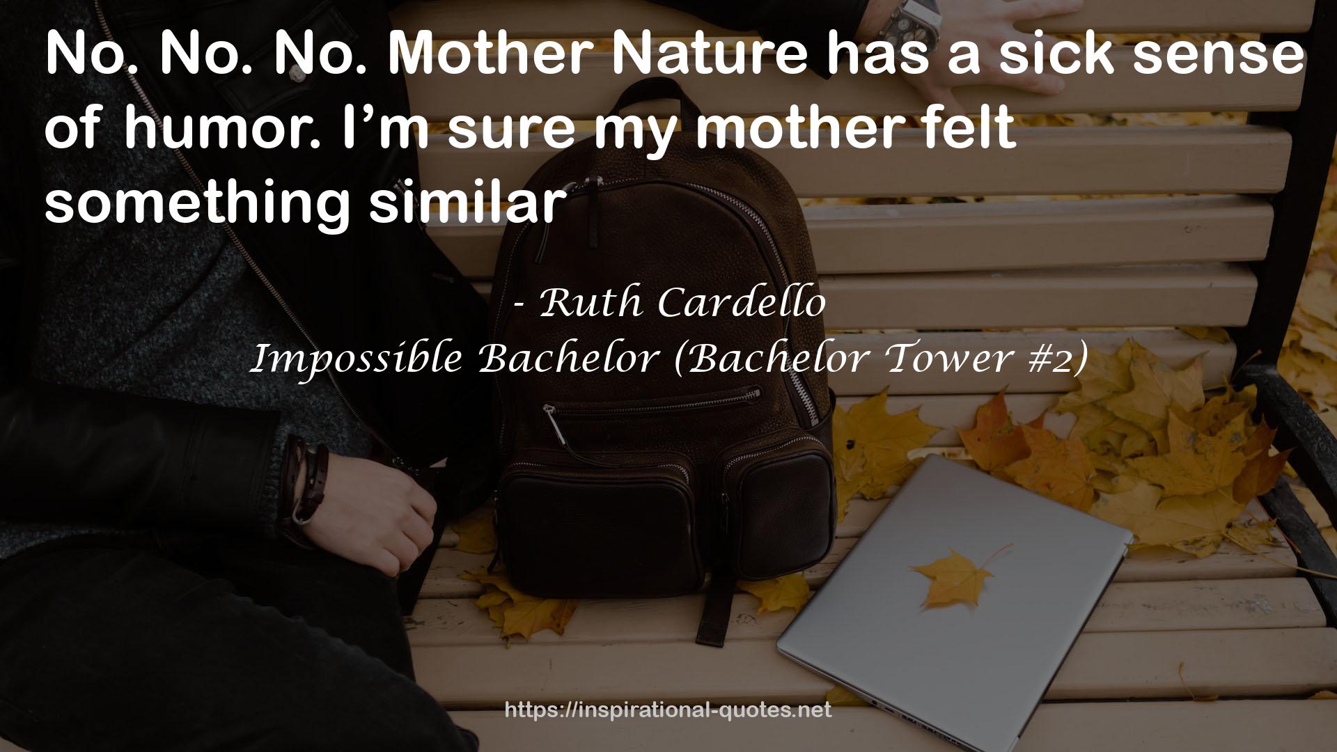 Impossible Bachelor (Bachelor Tower #2) QUOTES