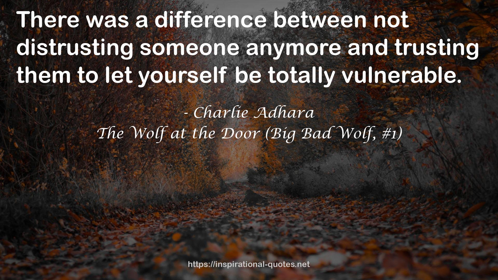 The Wolf at the Door (Big Bad Wolf, #1) QUOTES