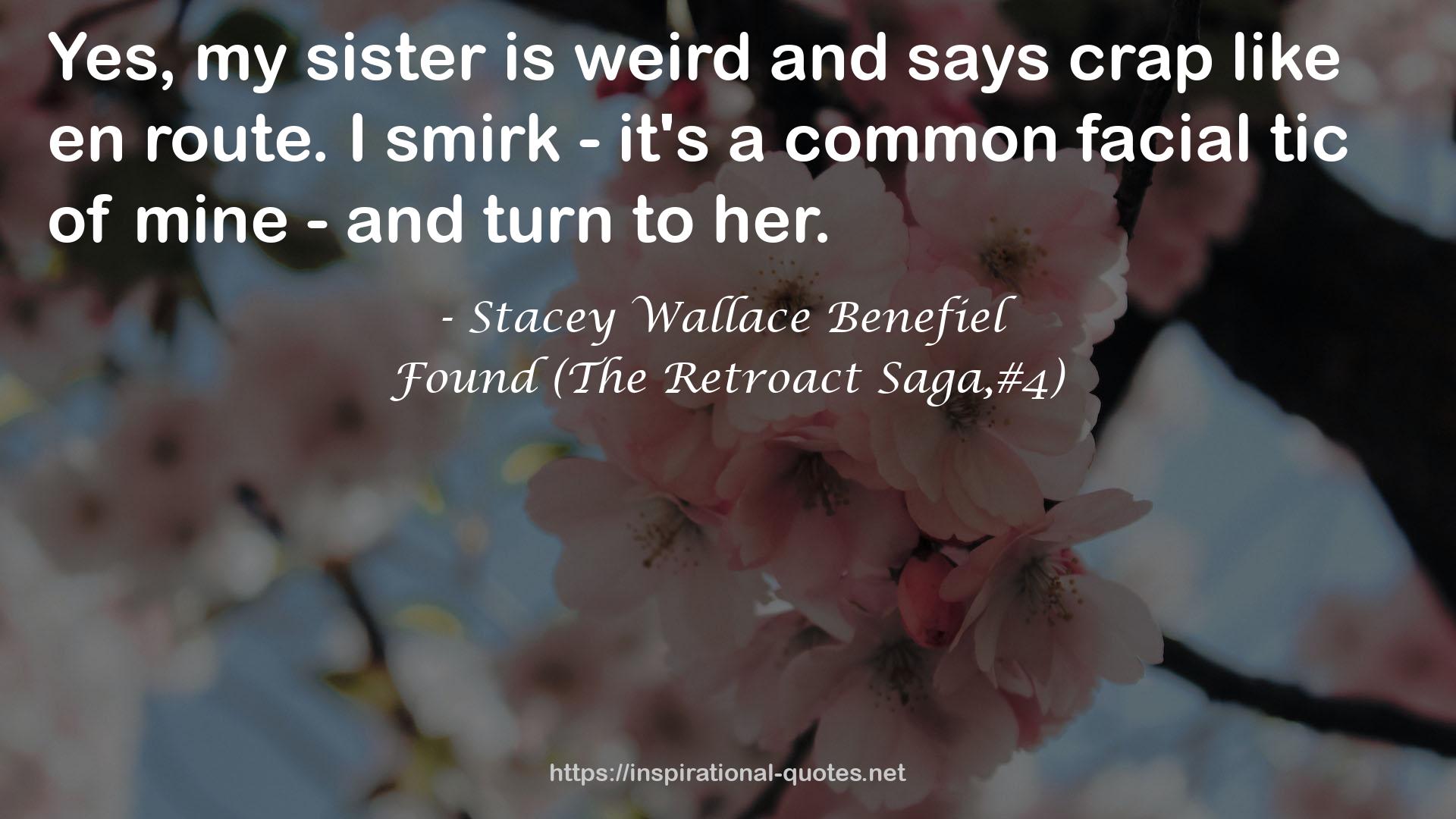 Stacey Wallace Benefiel QUOTES