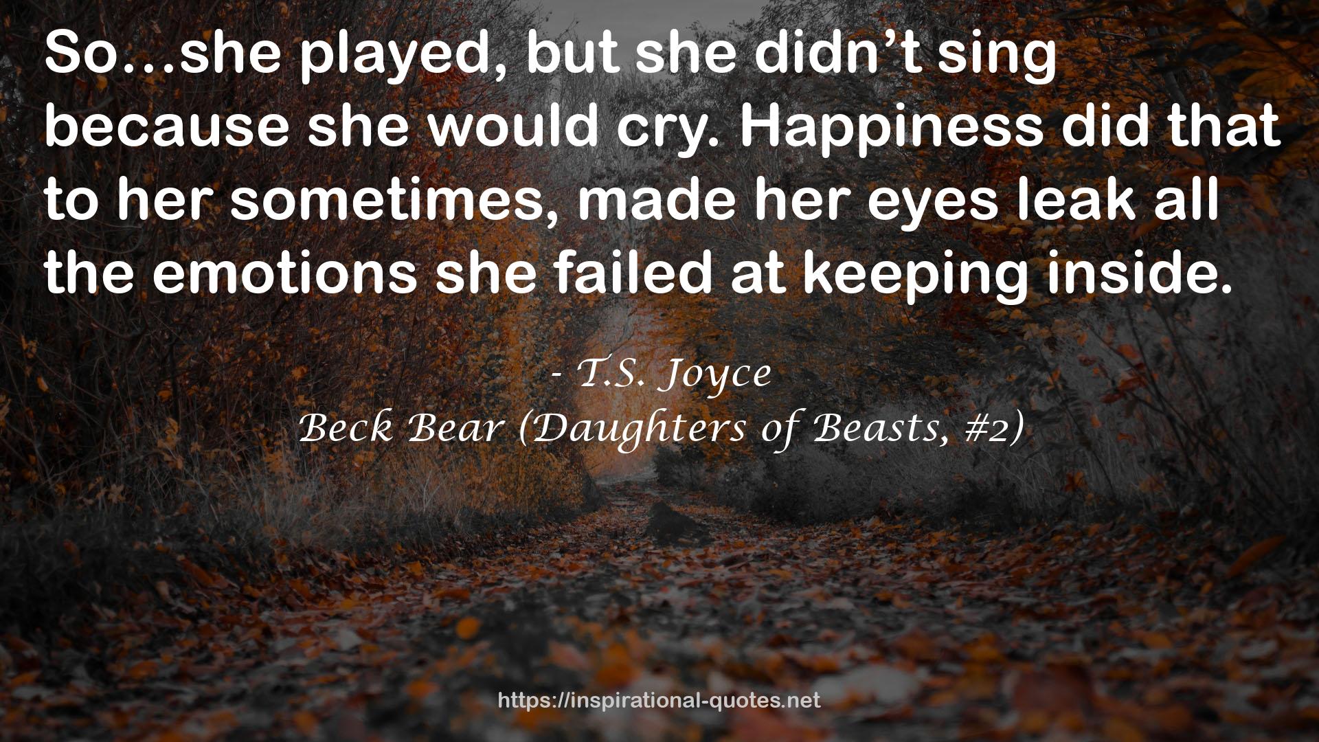 Beck Bear (Daughters of Beasts, #2) QUOTES