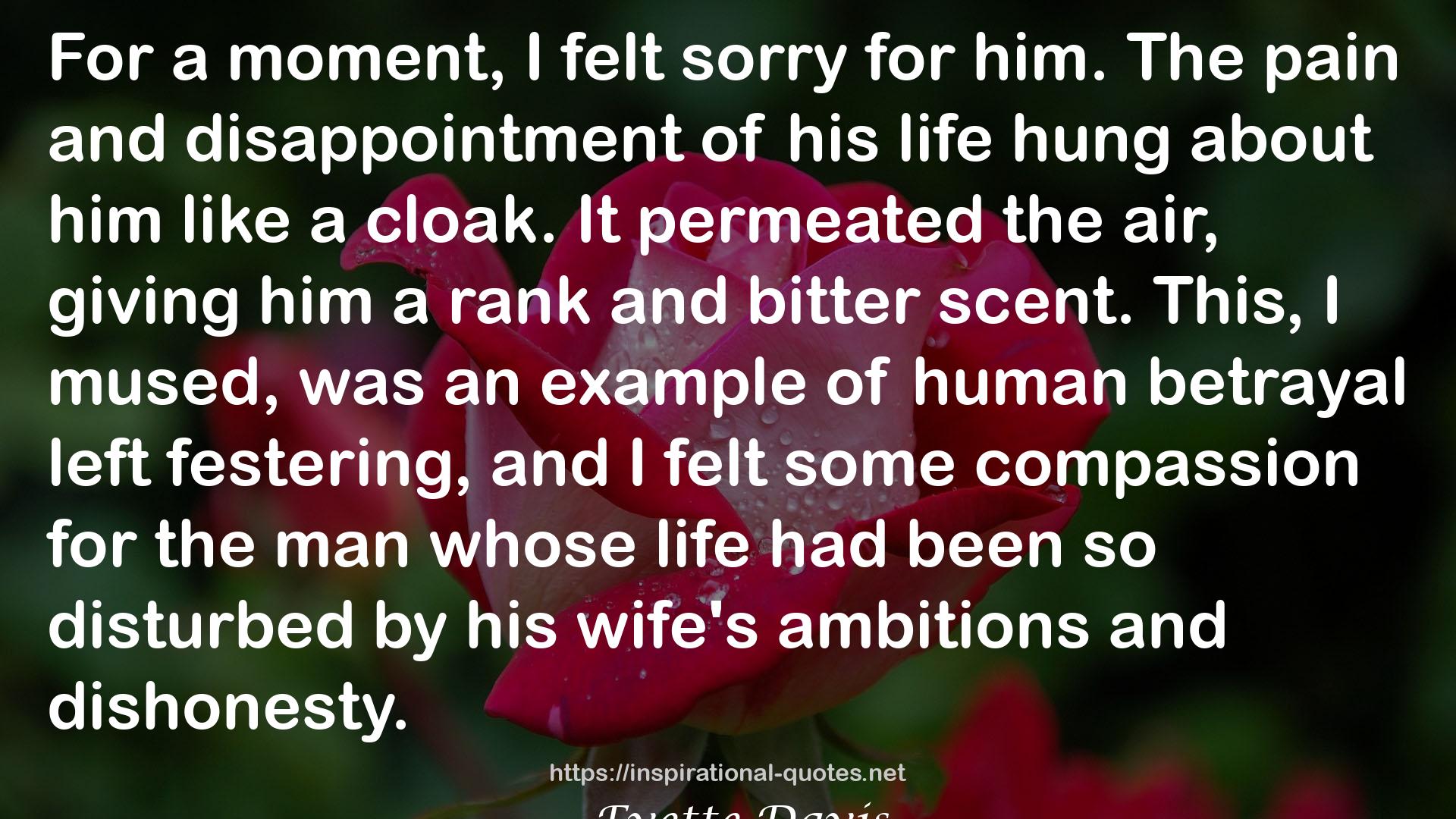 his wife's ambitions  QUOTES