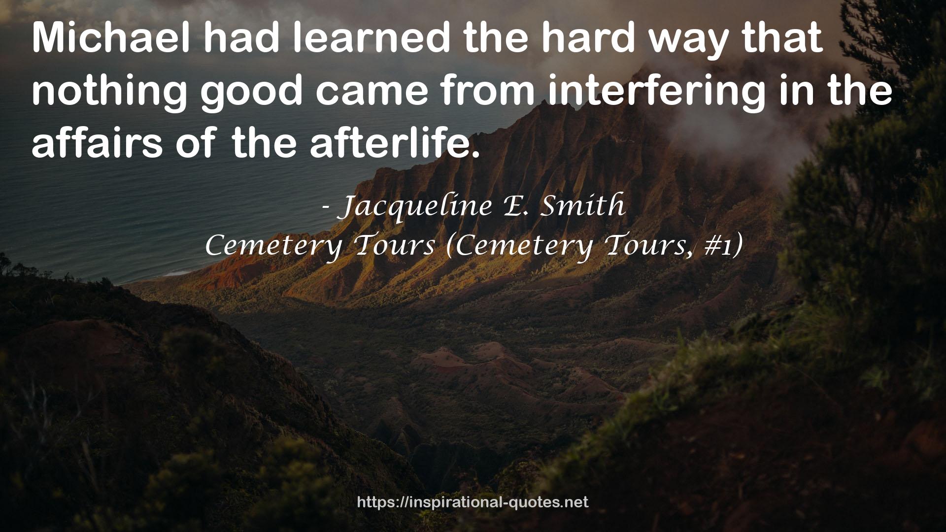 Cemetery Tours (Cemetery Tours, #1) QUOTES