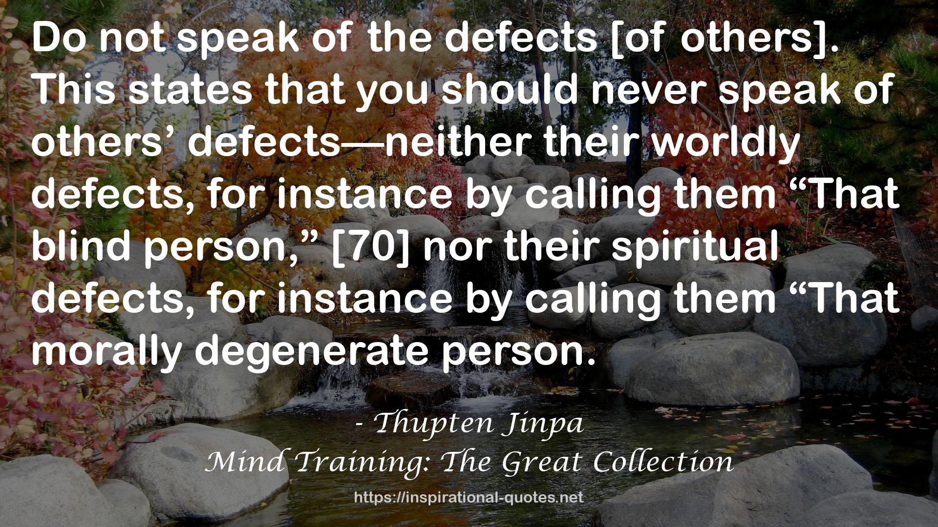 Mind Training: The Great Collection QUOTES
