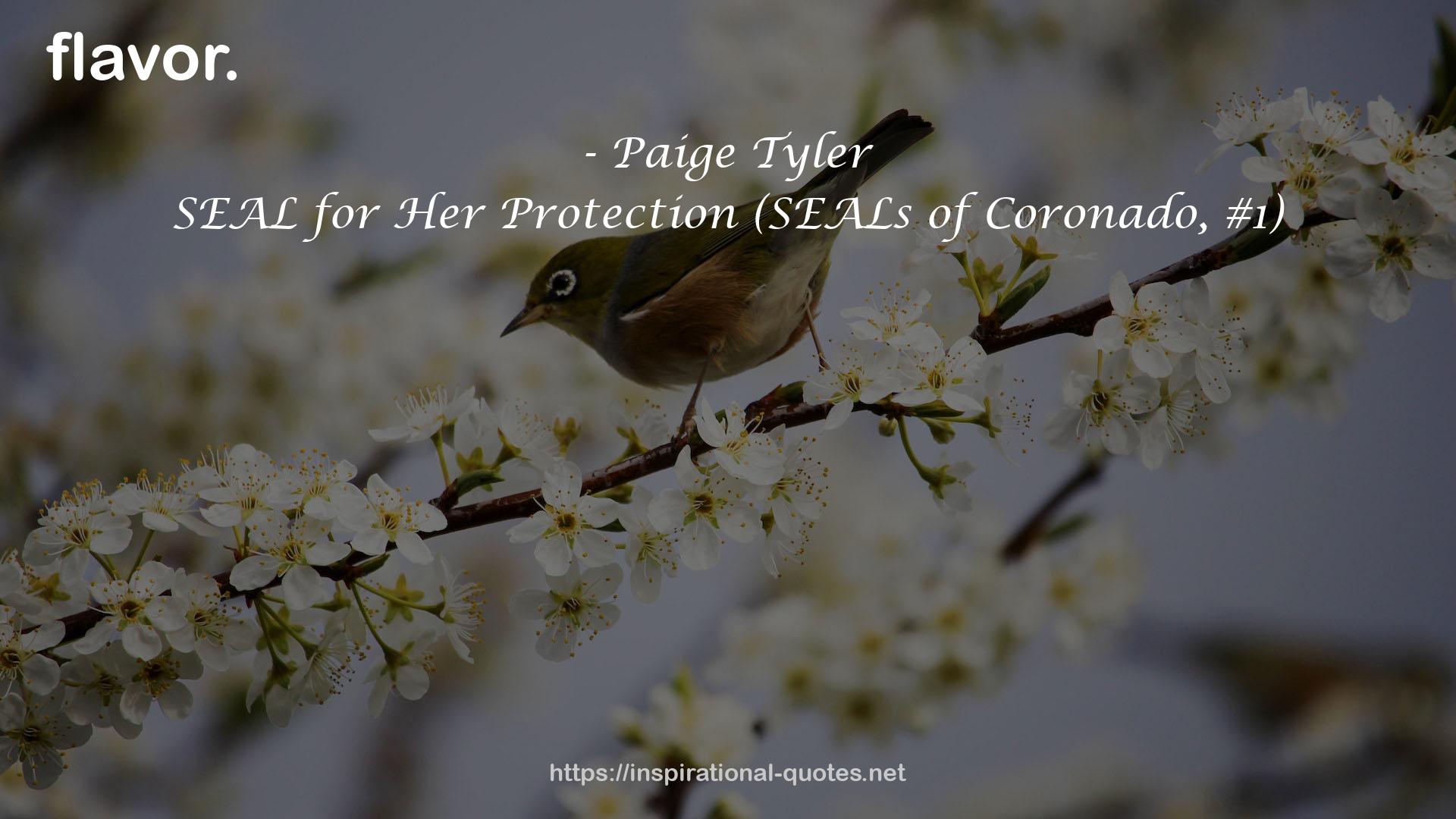 SEAL for Her Protection (SEALs of Coronado, #1) QUOTES