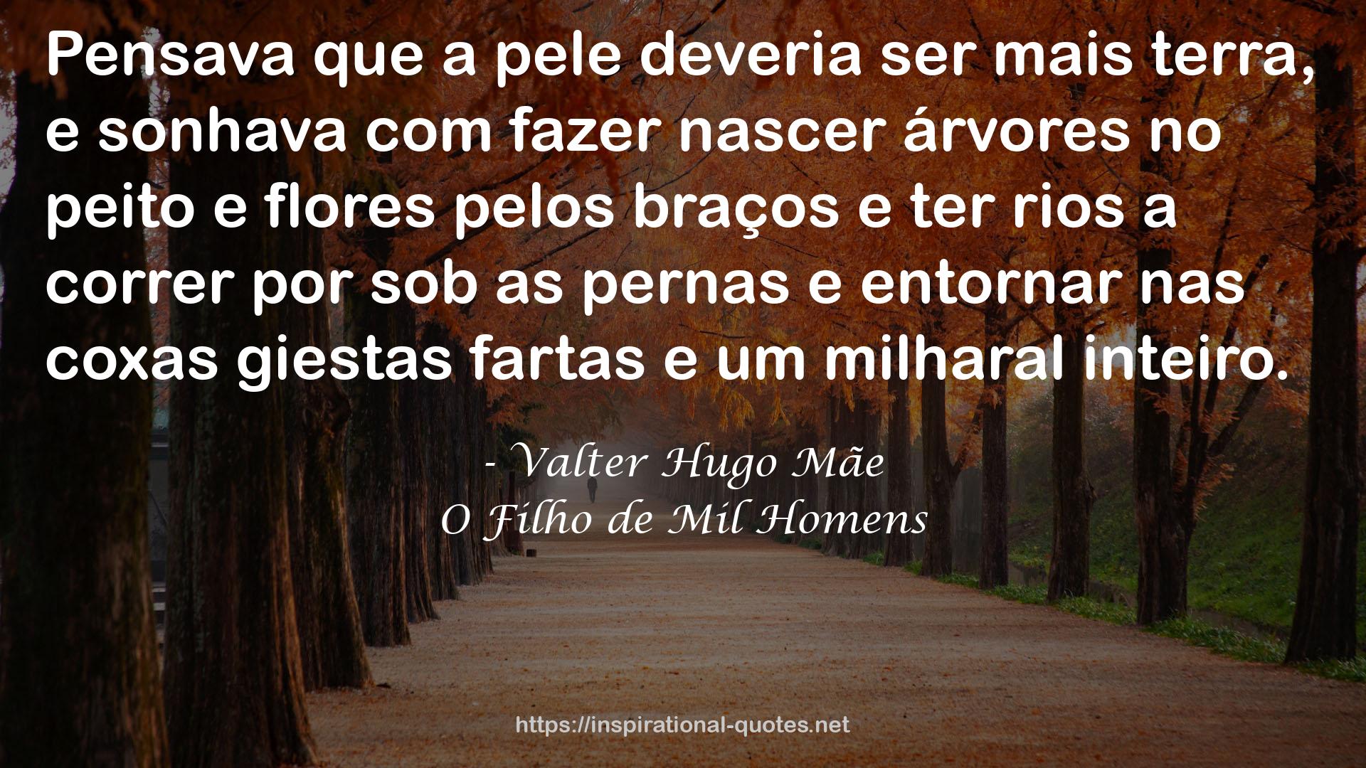 O Filho de Mil Homens QUOTES