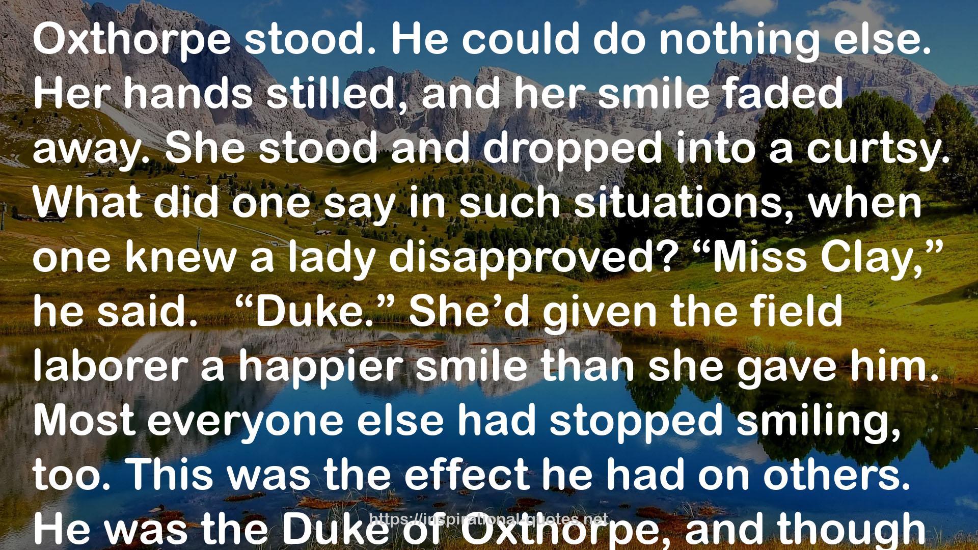In the Duke's Arms QUOTES
