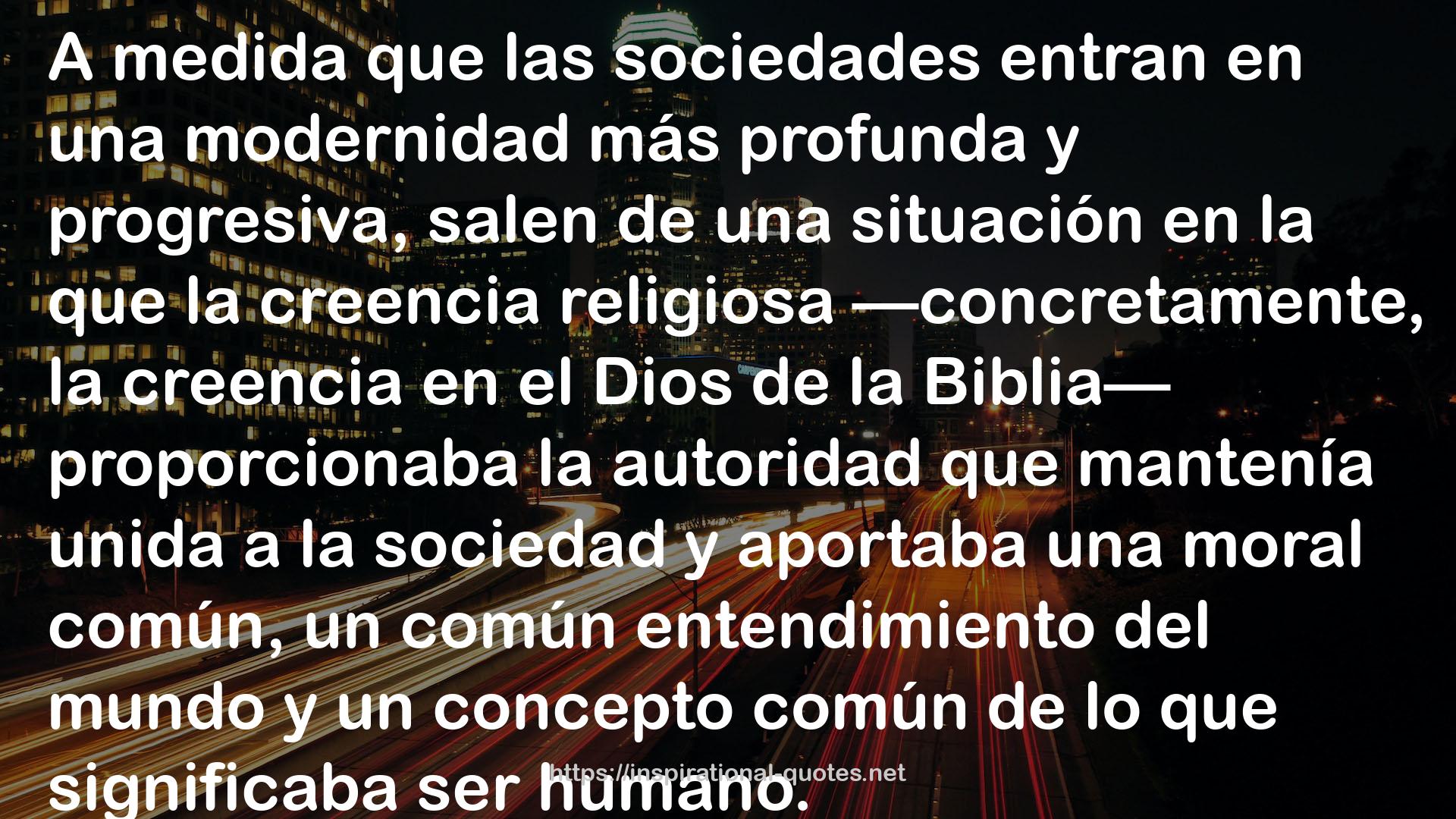 La tormenta que se avecina: Secularismo, cultura e Iglesia QUOTES