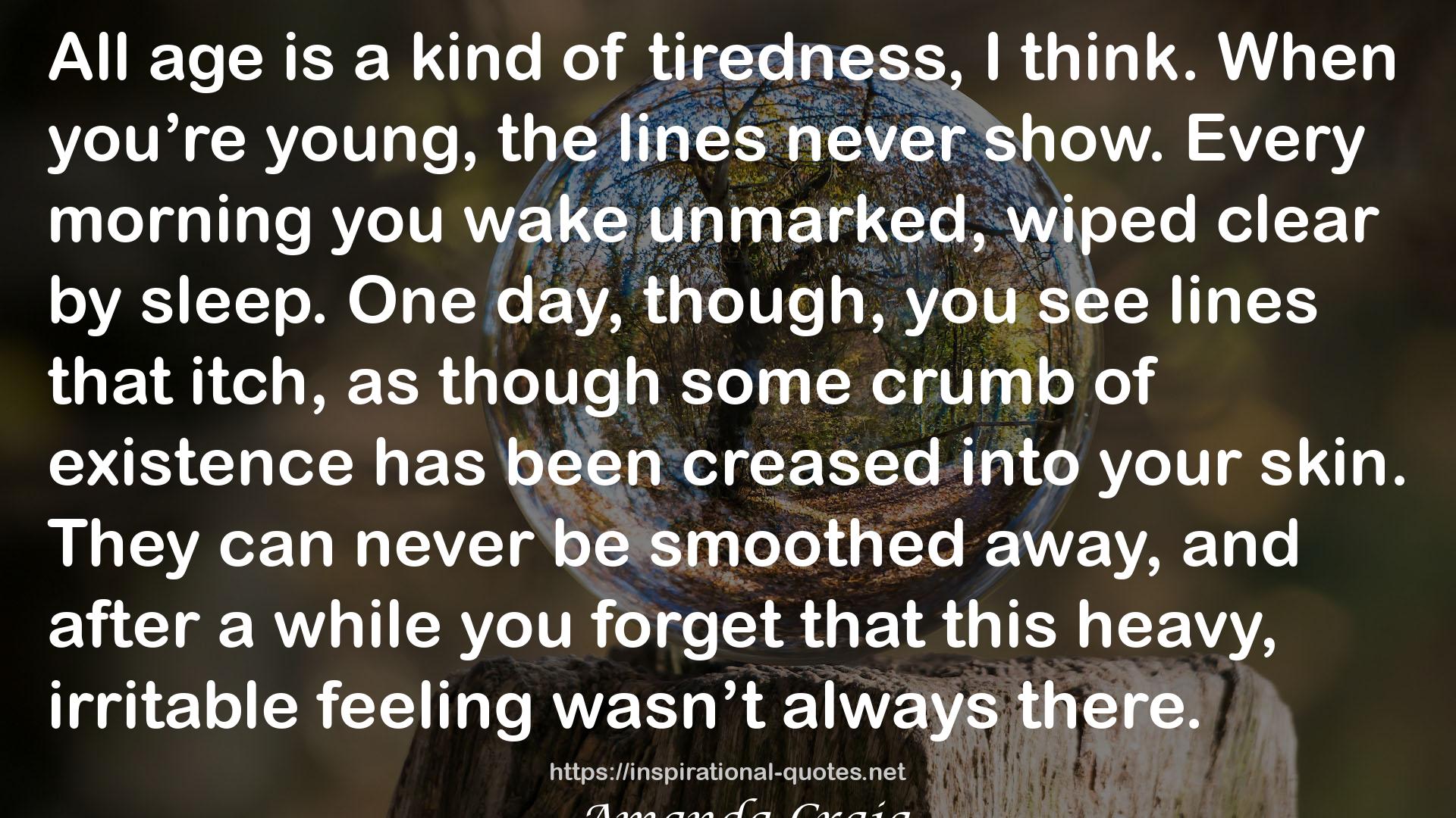 this heavy, irritable feeling  QUOTES