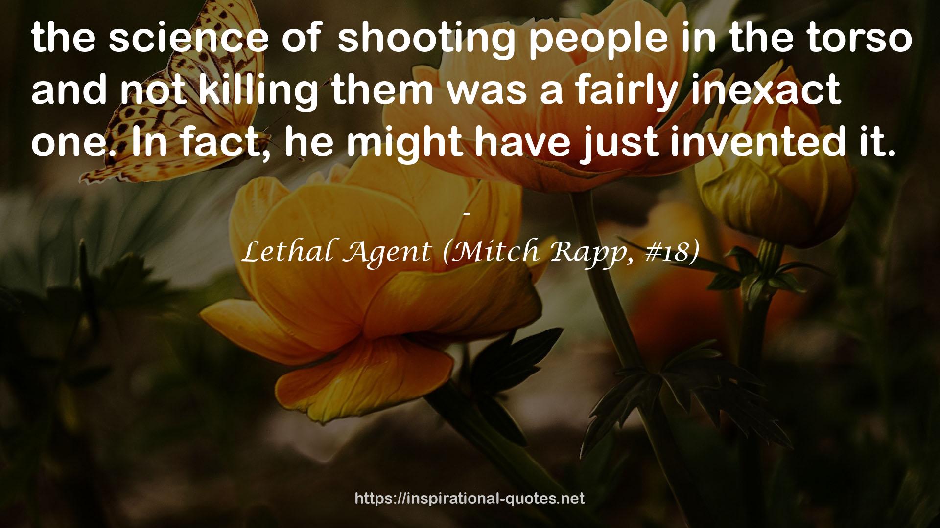 Lethal Agent (Mitch Rapp, #18) QUOTES