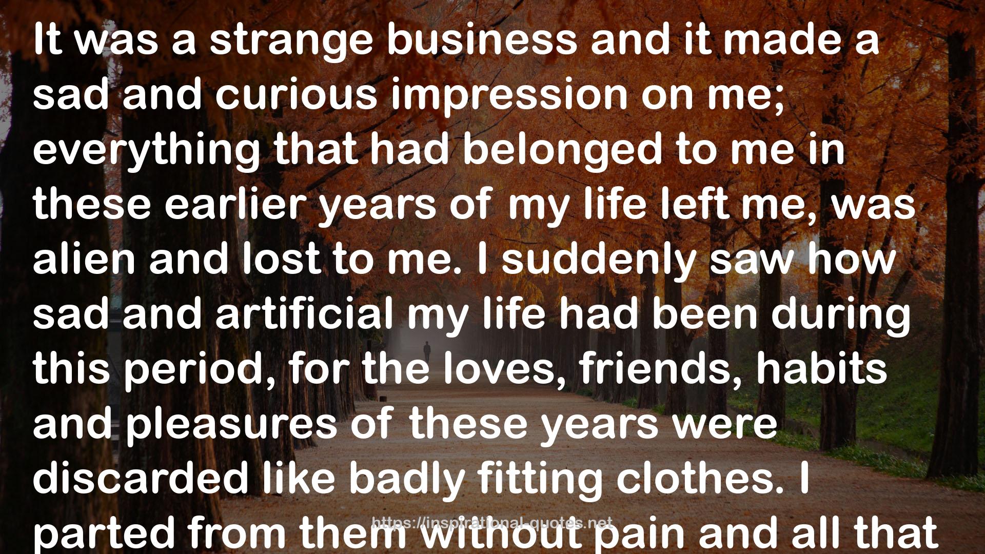 a strange business  QUOTES