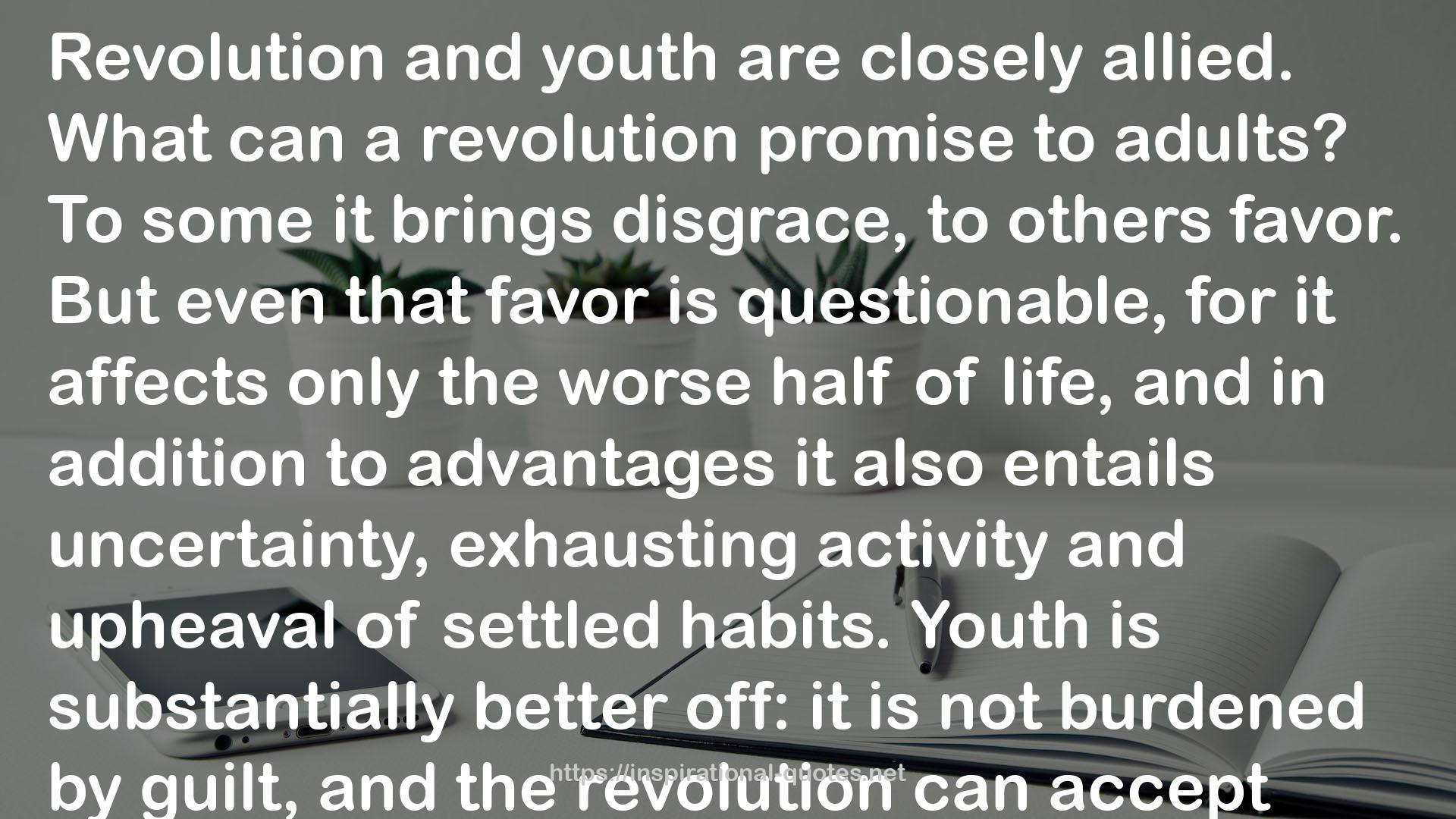 revolutionary times  QUOTES